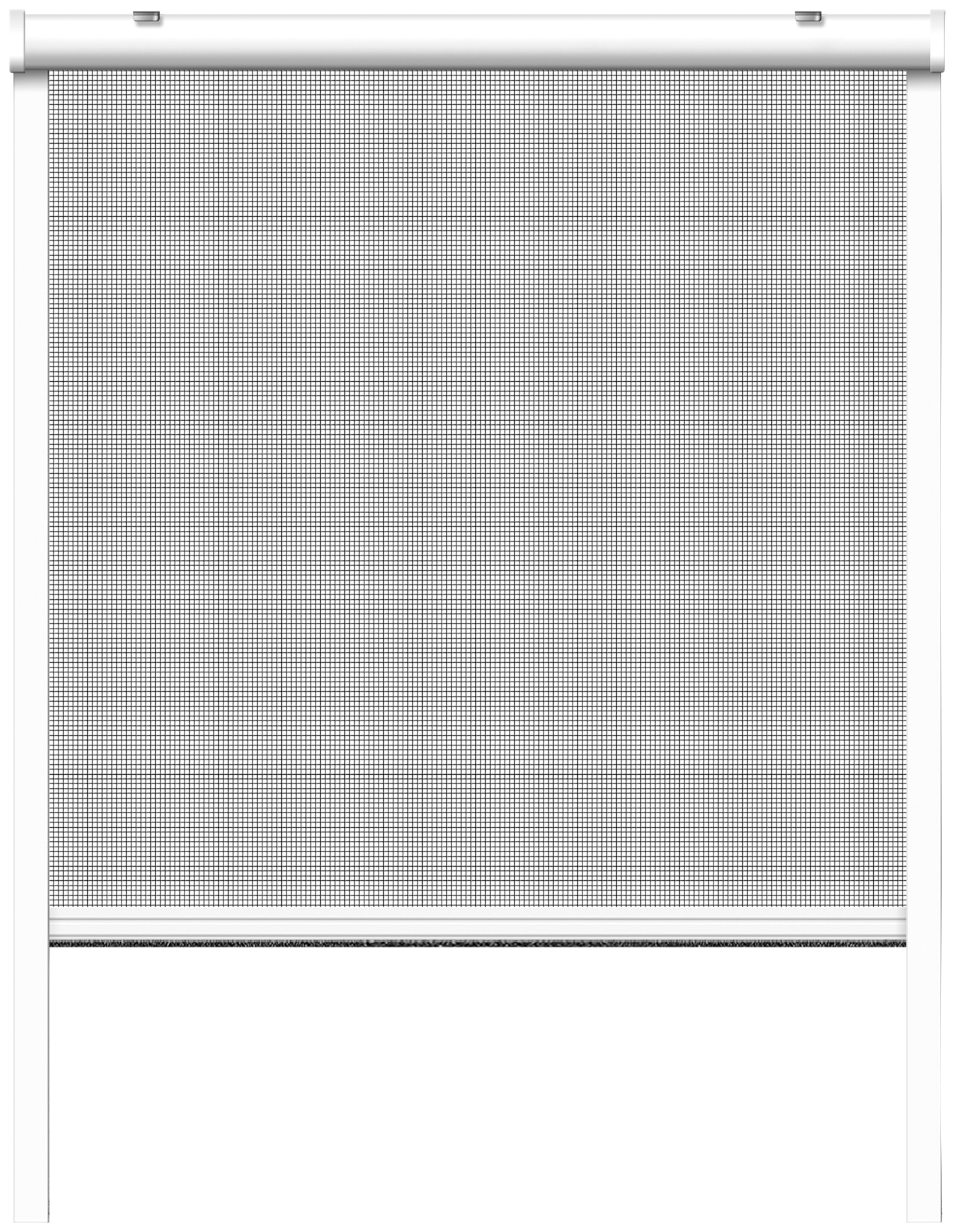 SCHELLENBERG Insektenschutzrollo »für Fenster«, Fliegengitter verschraubt, 100 x 160 cm, weiß, 70890