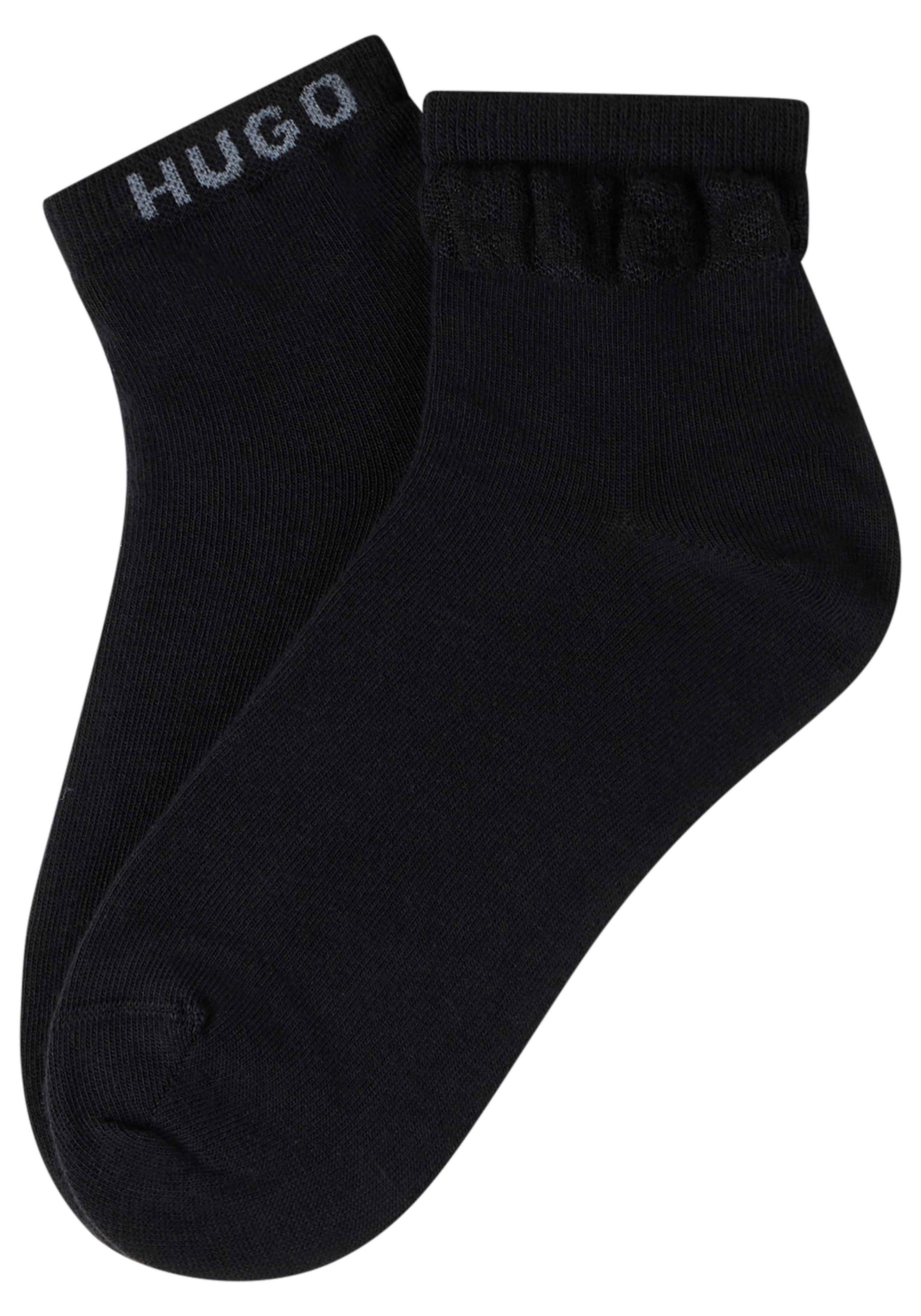 HUGO Underwear Kurzsocken "MESH LOGO" 2 Paar tlg. Einsätze aus halbtranspar günstig online kaufen