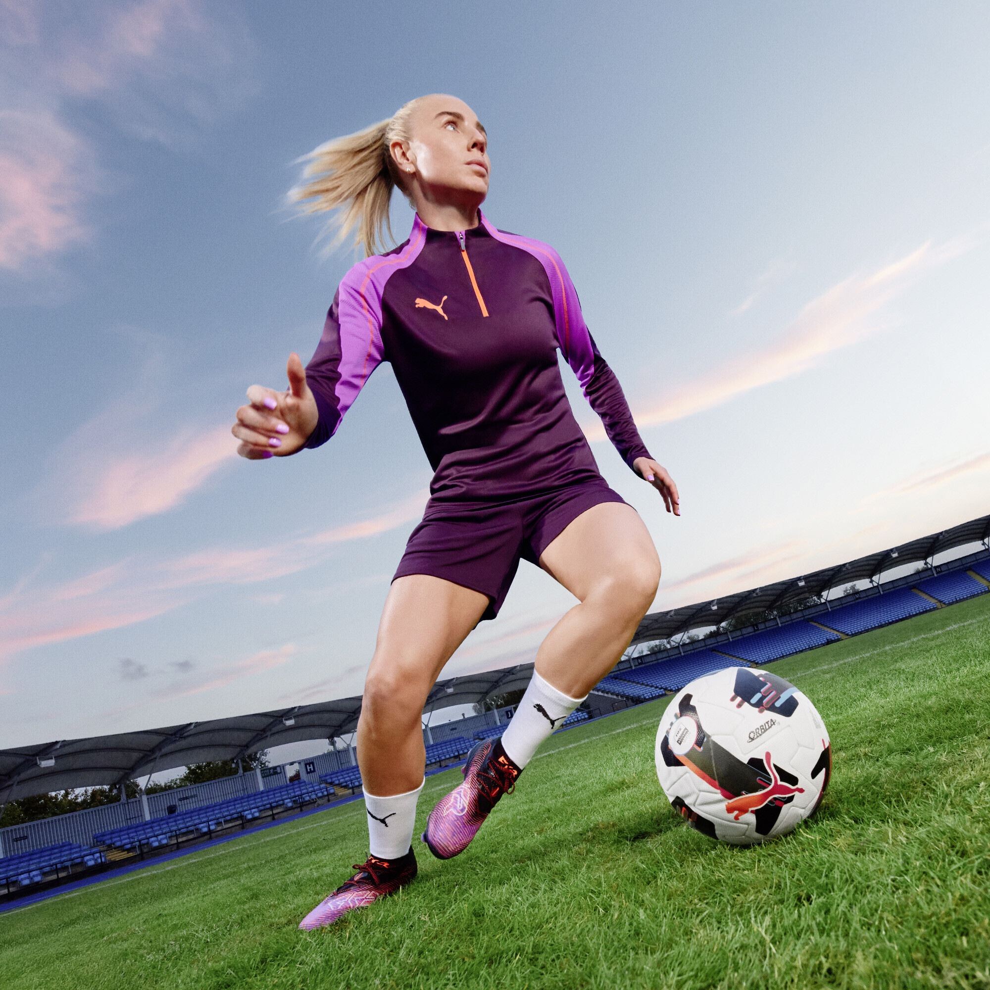 PUMA Sporthose »individualBLAZE Fußballshorts Damen«