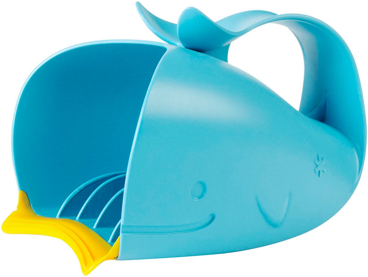 SKIP HOP Kinder Badespielzeug "Haarspülbecher Moby"blau, Kunststoff, B:18cm H:13cm L:11,5cm, Wasserspielzeuge
