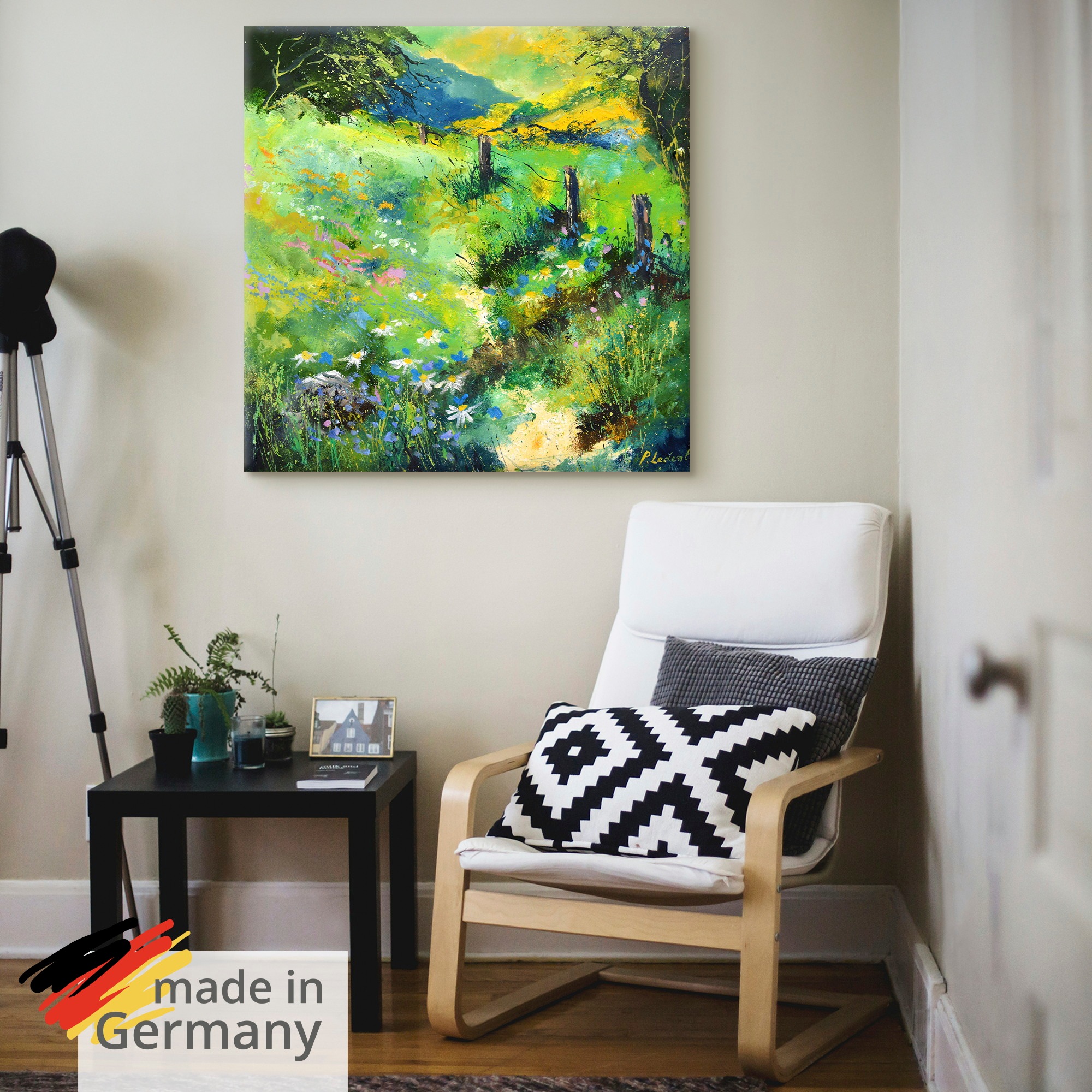 Artland Wandbild »Green field« Wiesen & Baumbilder 1 Stk. tlg. als Alubild, Leinwandbild, Poster, Wandaufkleber in verschied. Größen