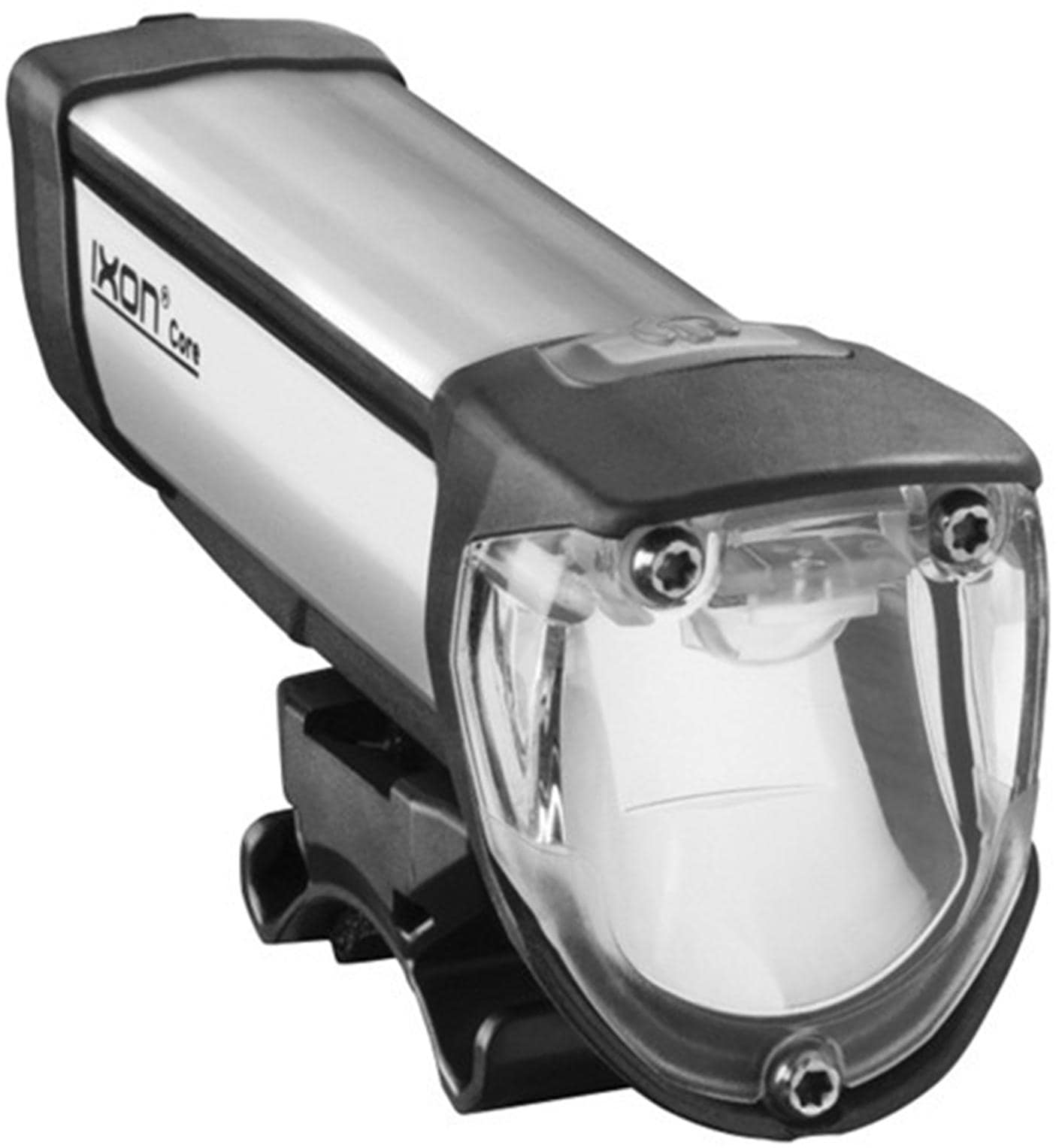 BUSCH + MÜLLER Fahrrad-Frontlicht "IXON CORE", silber, Fahrradlampen