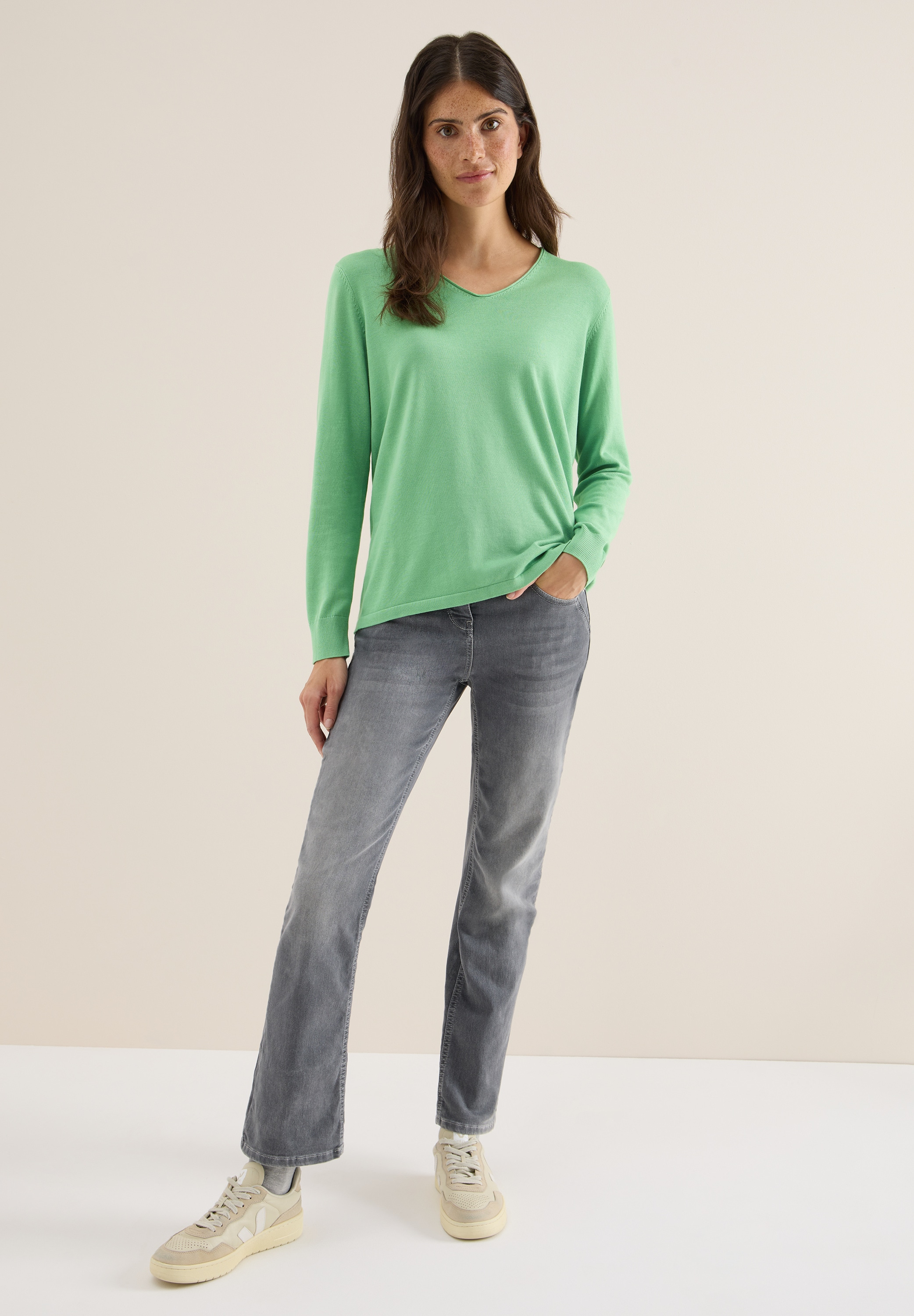 Cecil Strickpullover, im soften Baumwoll-Mix