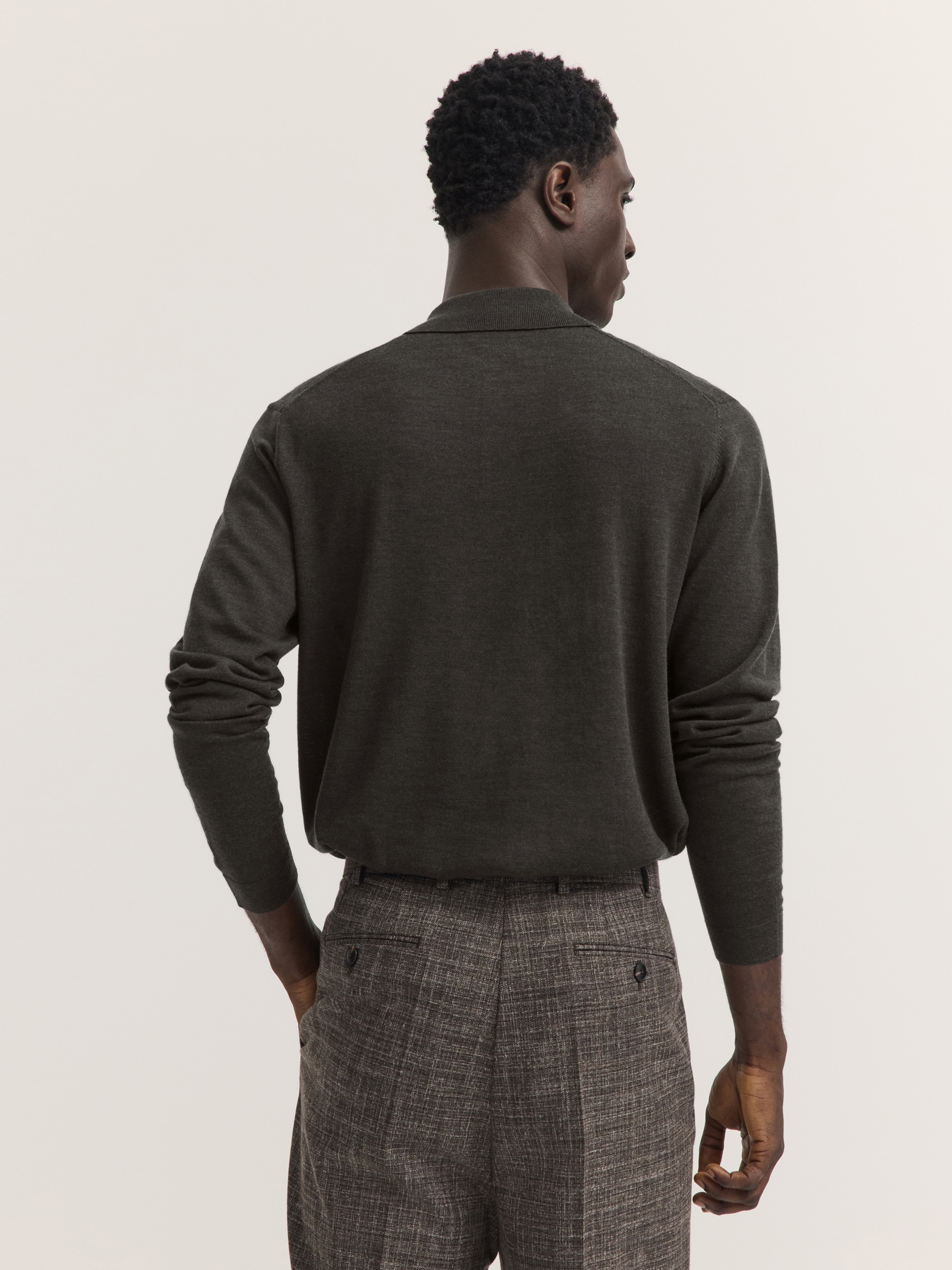bugatti Poloshirt »Regular Fit« Regular Fit Wolle-Seide Strick