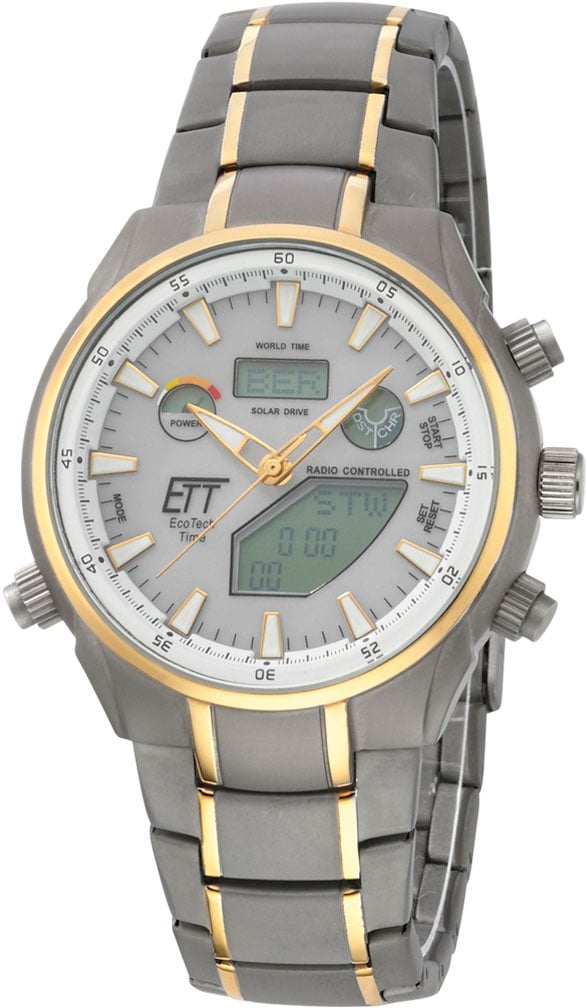 ETT Funk-Multifunktionsuhr »Aquanaut World Timer, EGT-11336-40M«, BAUR bestellen ▷ | Solar