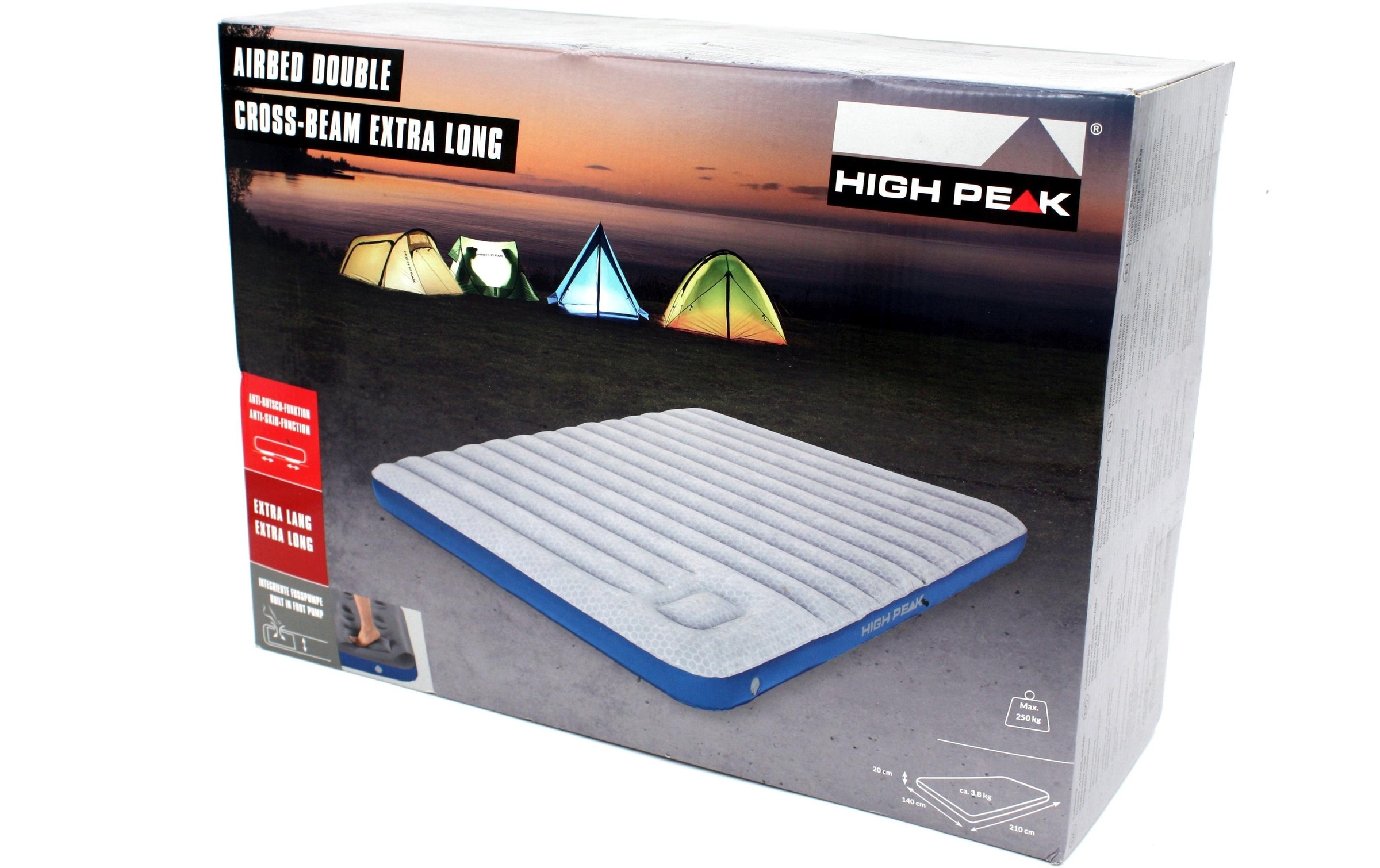 High Peak Luftbett »Cross Beam Double Extra Long«