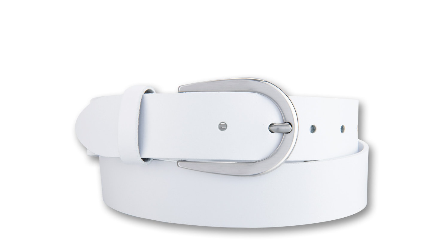 BERND GÖTZ "Ledergürtel mit glänzender Silberschließe" günstig online kaufen