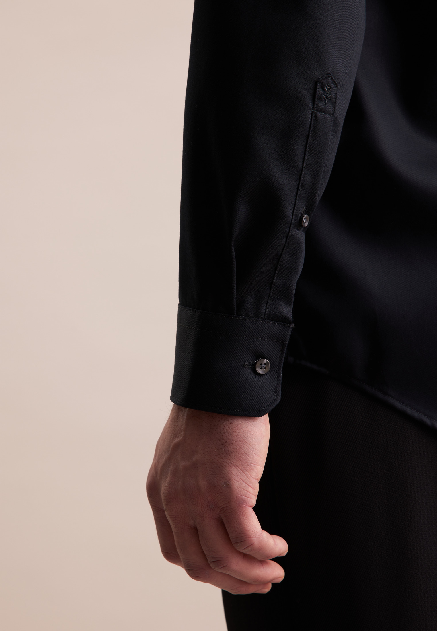 seidensticker Businesshemd »Schwarze Rose«, Regular Kentkragen Uni