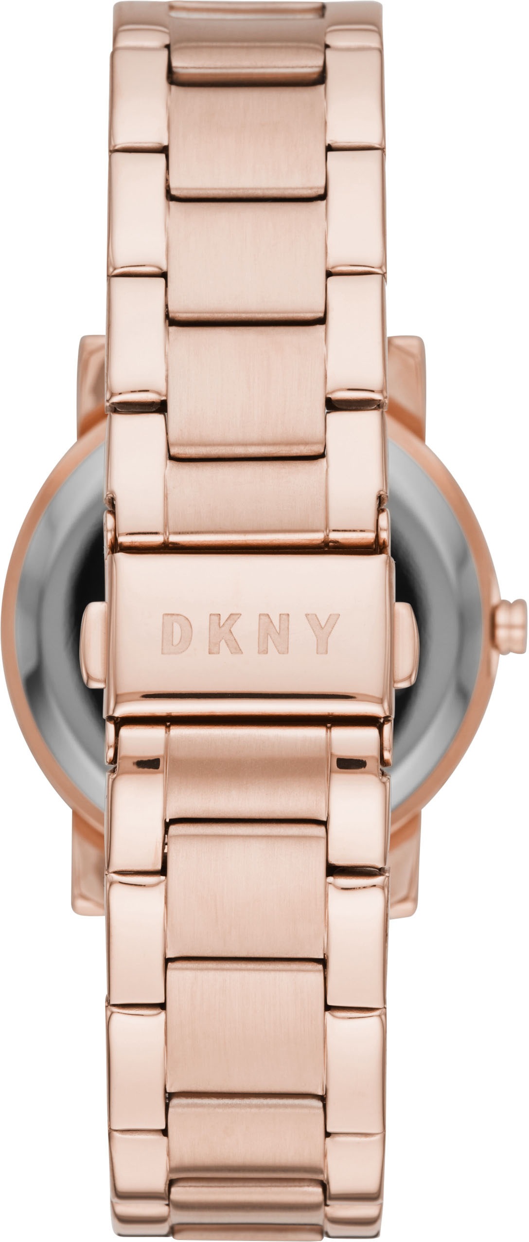 DKNY Quarzuhr »NY2854, SOHO«, Armbanduhr, Damenuhr, Edelstahlband