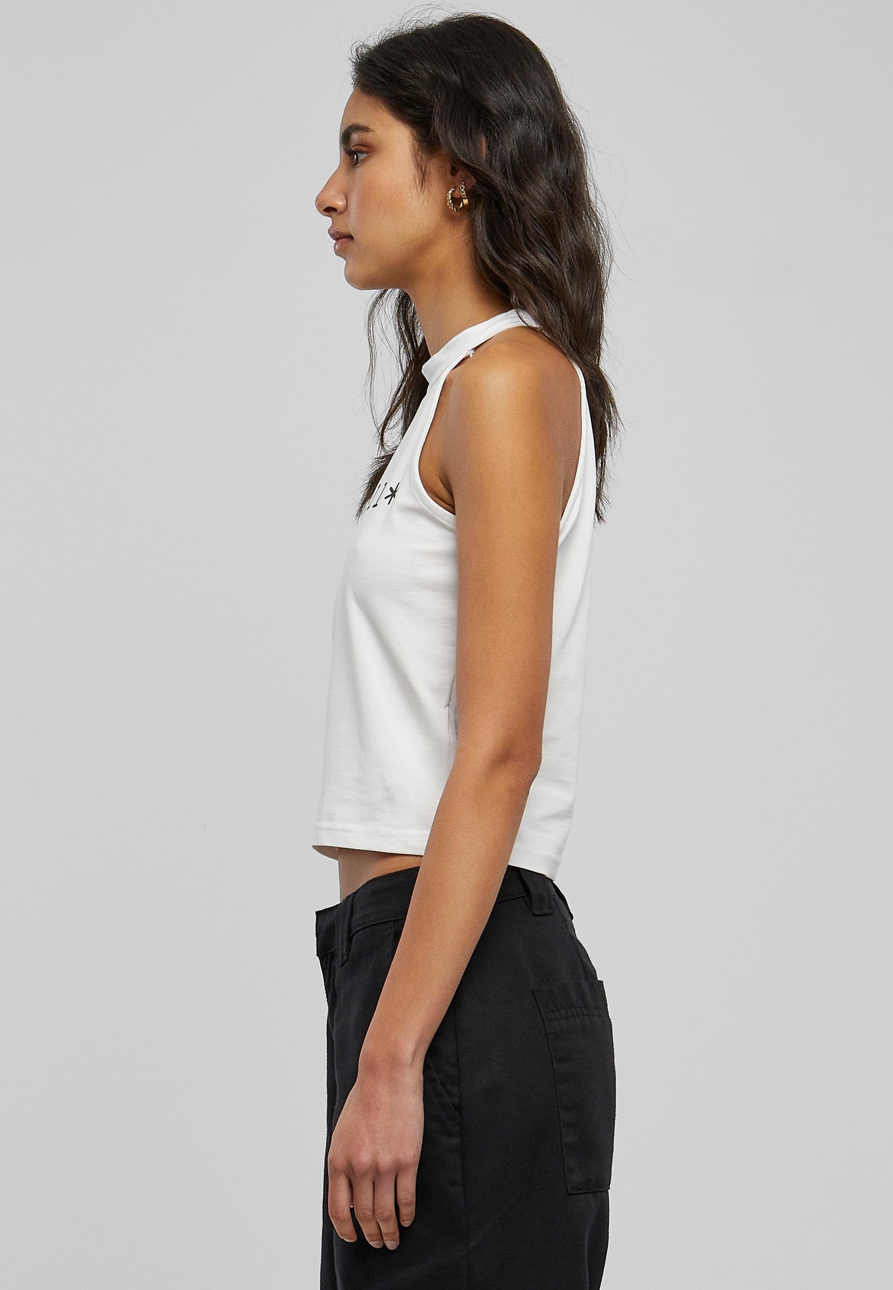 Miss Tee Muskelshirt »Miss Tee Damen Eye Roll Turtleneck Short Top« 1 Stk. tlg.