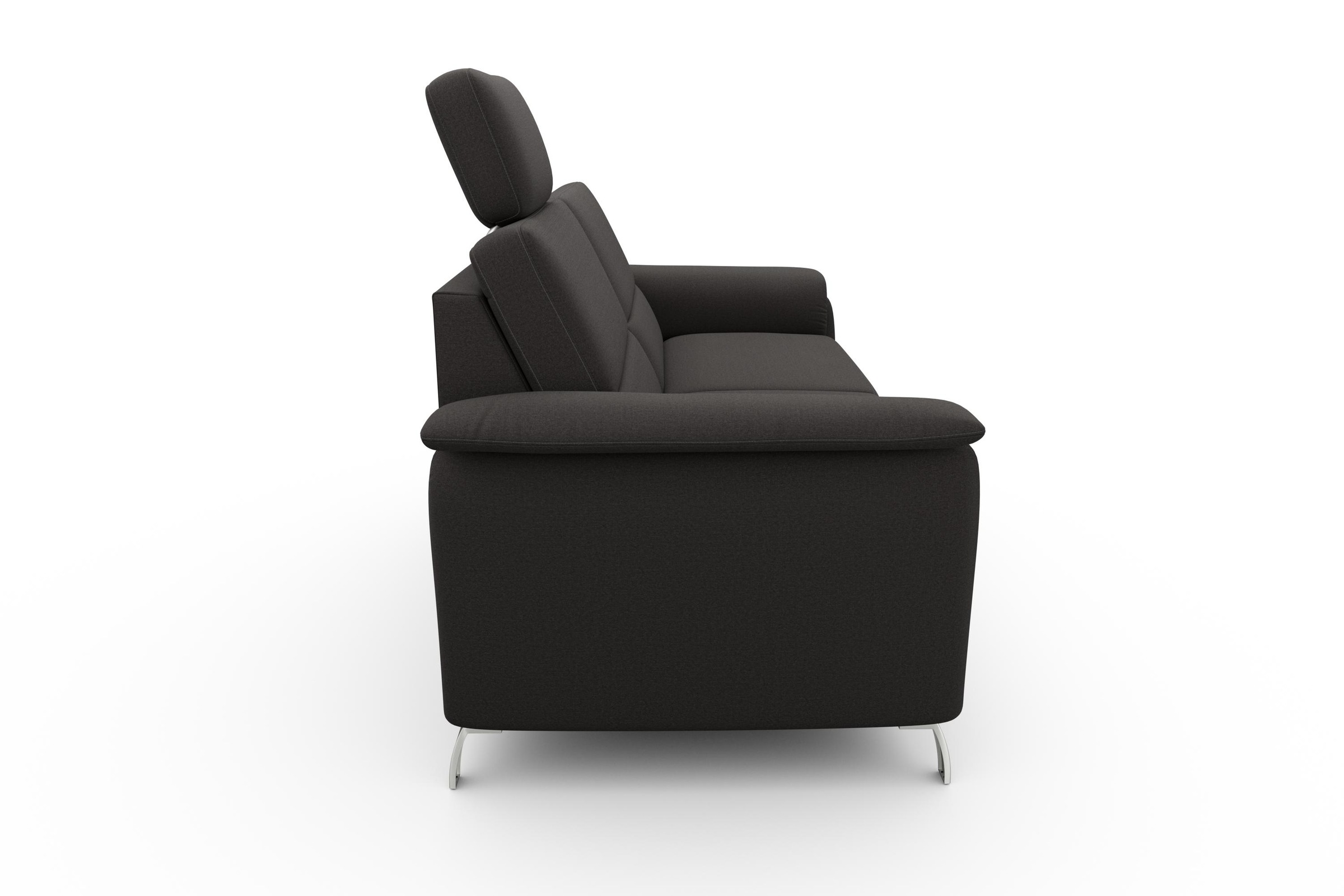 sit&more 2,5-Sitzer »Palmera«, Federkern-Polsterung, Steckvorrichtung für 2 Kopfstützen (optional)
