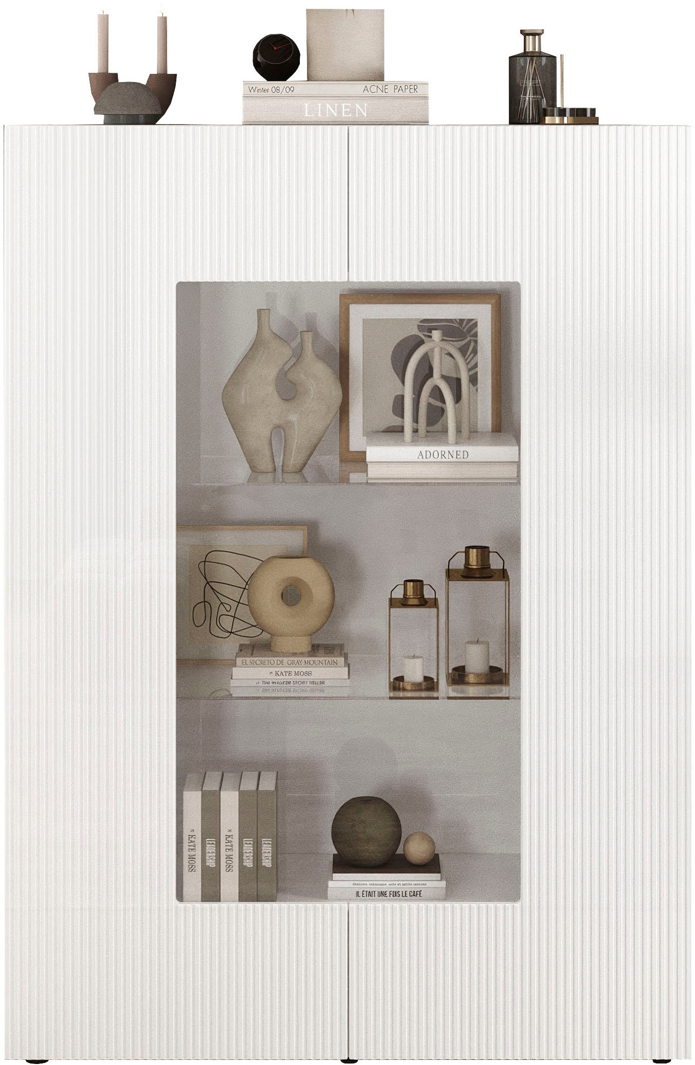 INOSIGN Vitrine "RIO, Höhe 166 cm, Hochschrank mit 2 Türen, Anrichte, Stand günstig online kaufen