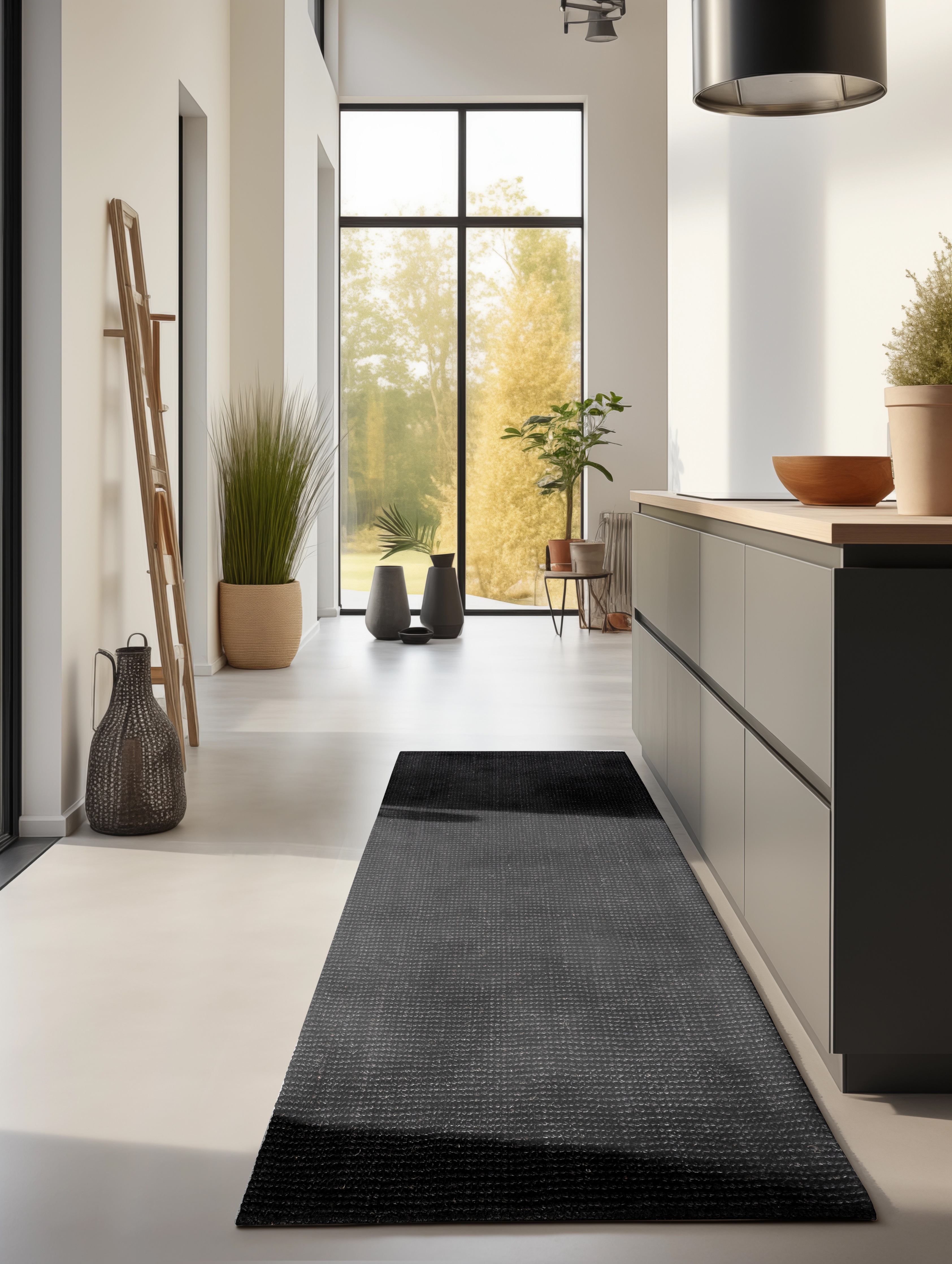 HANSE Home Teppich "Jaipur Juteteppich, als Läufer und in Rund" rechteckig 10 mm Höhe 100% Naturfaser, Wohnzimmer, Esszimmer, Schlafzimmer, GRS