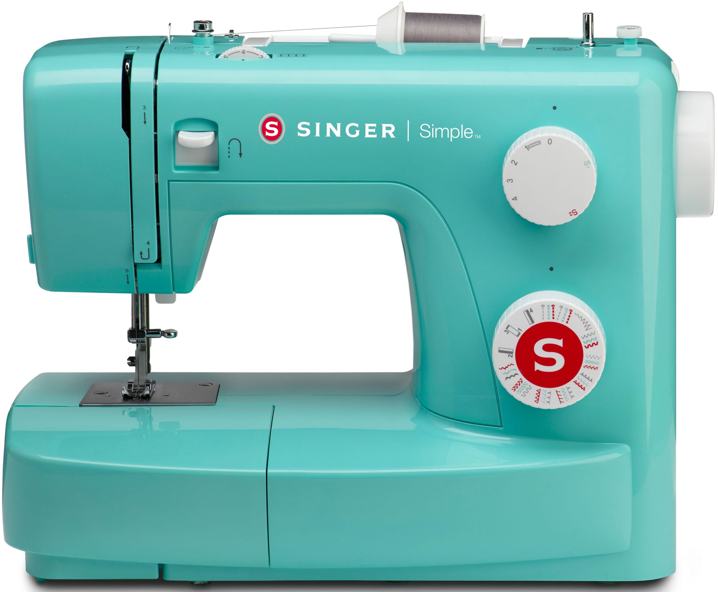 Singer Nähmaschine »Simple 3223G«, 23 23 BAUR | Stiche per Programme, Rechnung