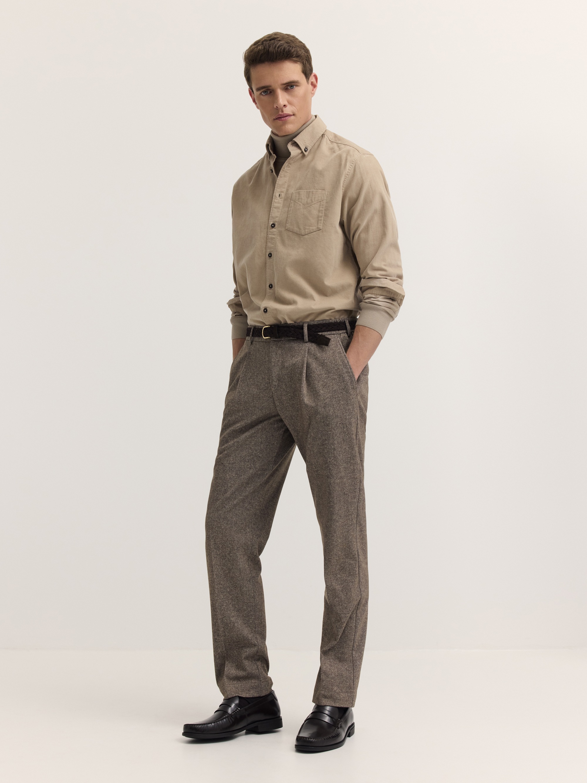 bugatti Anzughose »Regular Fit«  Regular Fit Struktur Business