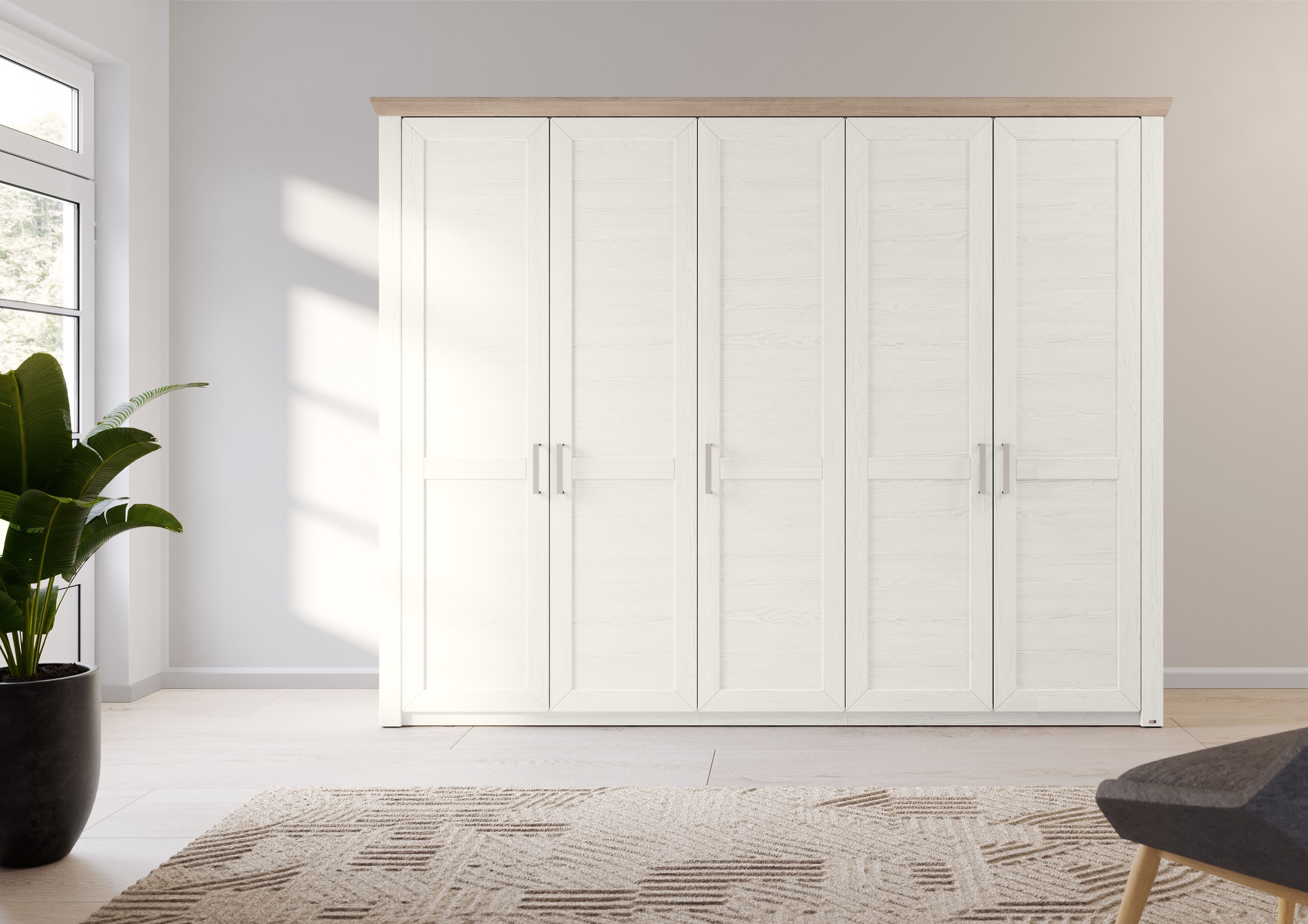 set one by Musterring Kleiderschrank "York Schlafen" 1 Stk. tlg. mit Holztü günstig online kaufen