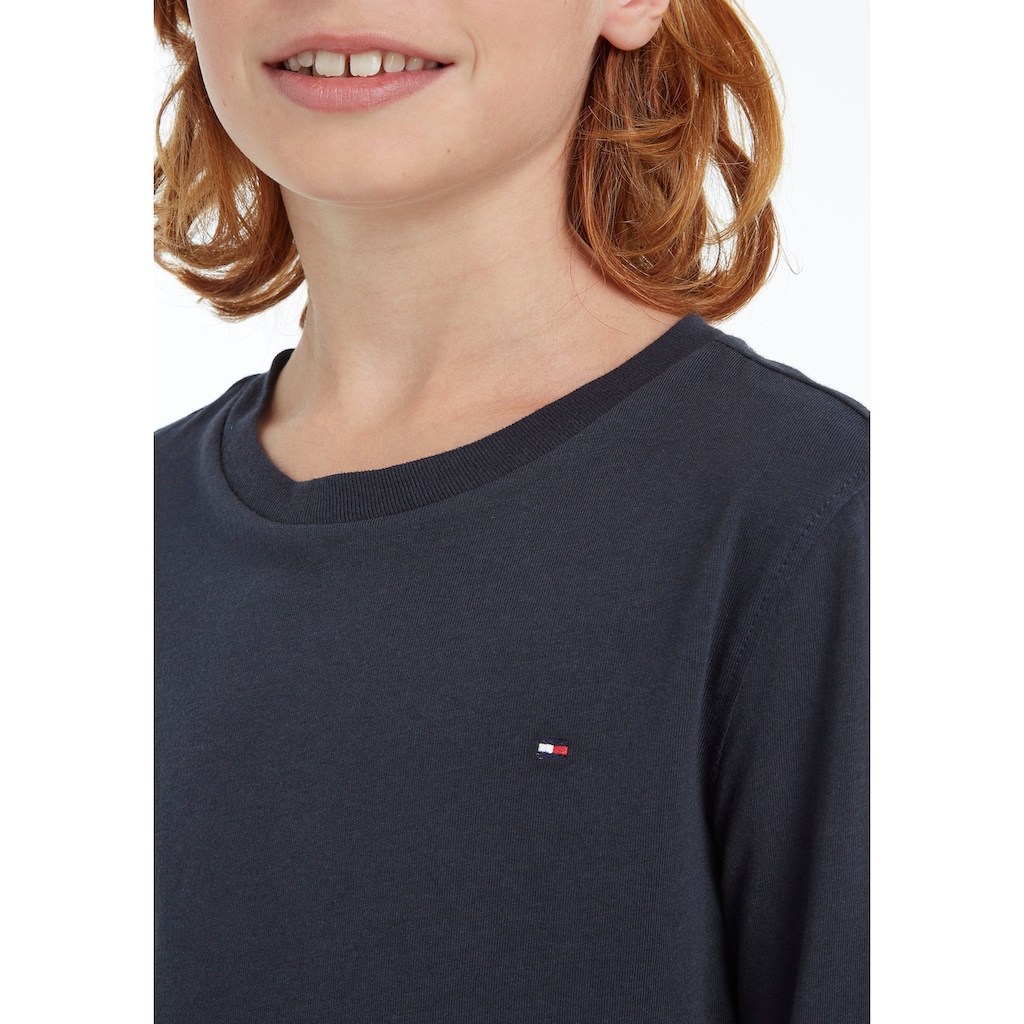 Tommy Hilfiger Langarmshirt »BOYS BASIC CN KNIT L/S«