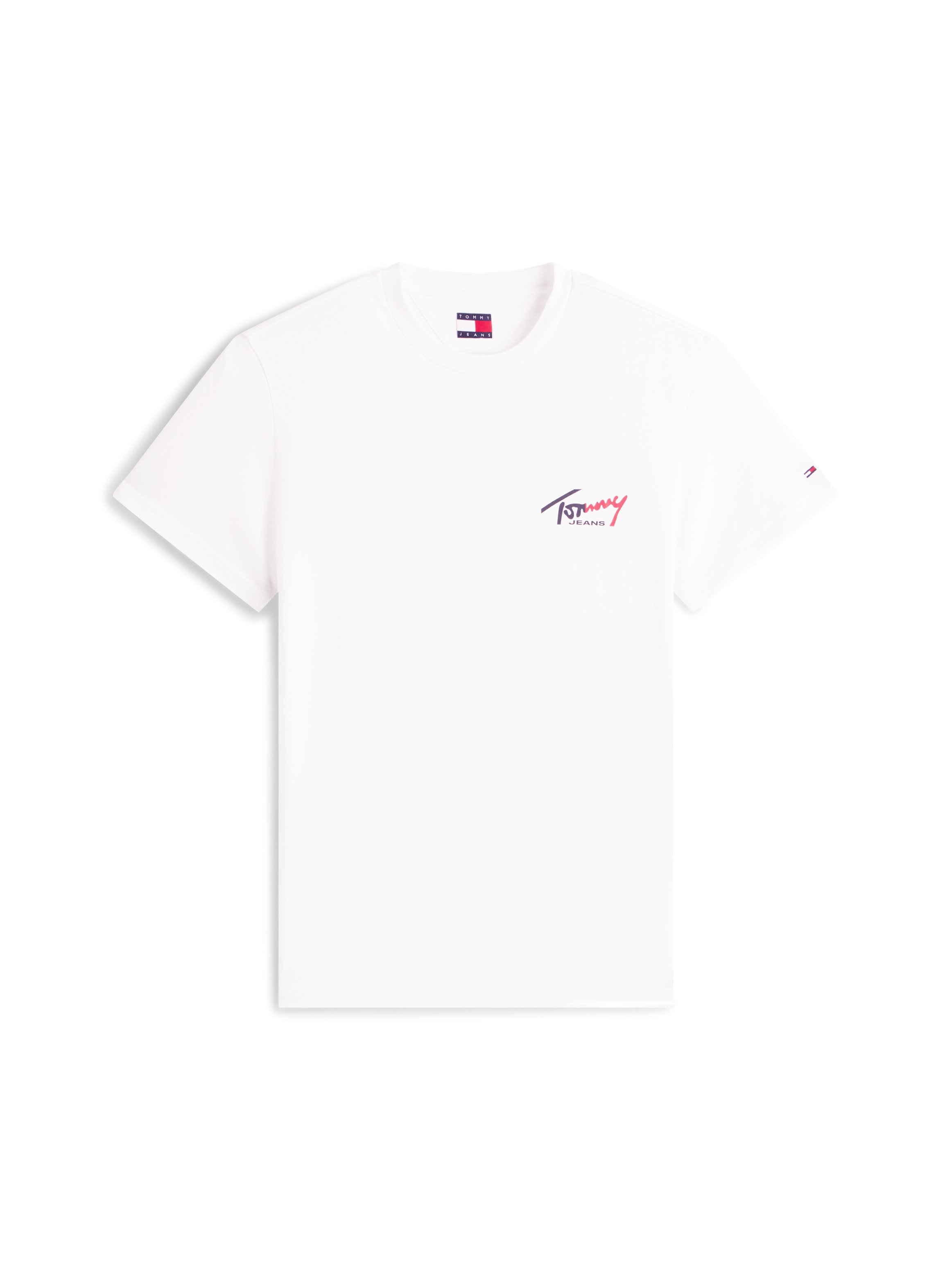 Tommy Jeans T-Shirt »TJM SLIM FIT SIGN CHEST« mit Markenprint
