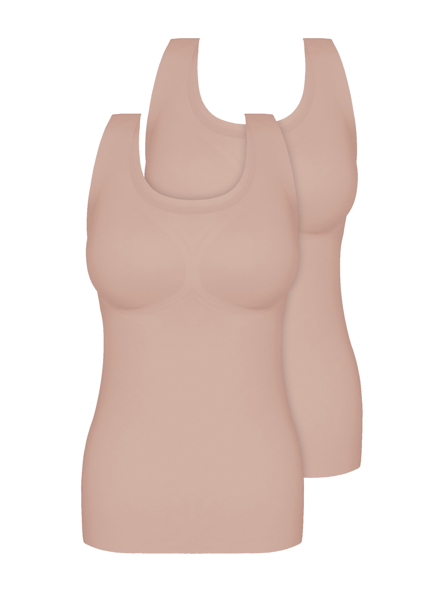 Sassa Achseltop "2er Pack BH-Shirt mit herausnehmbaren Pads bonded micro" 2 Stück