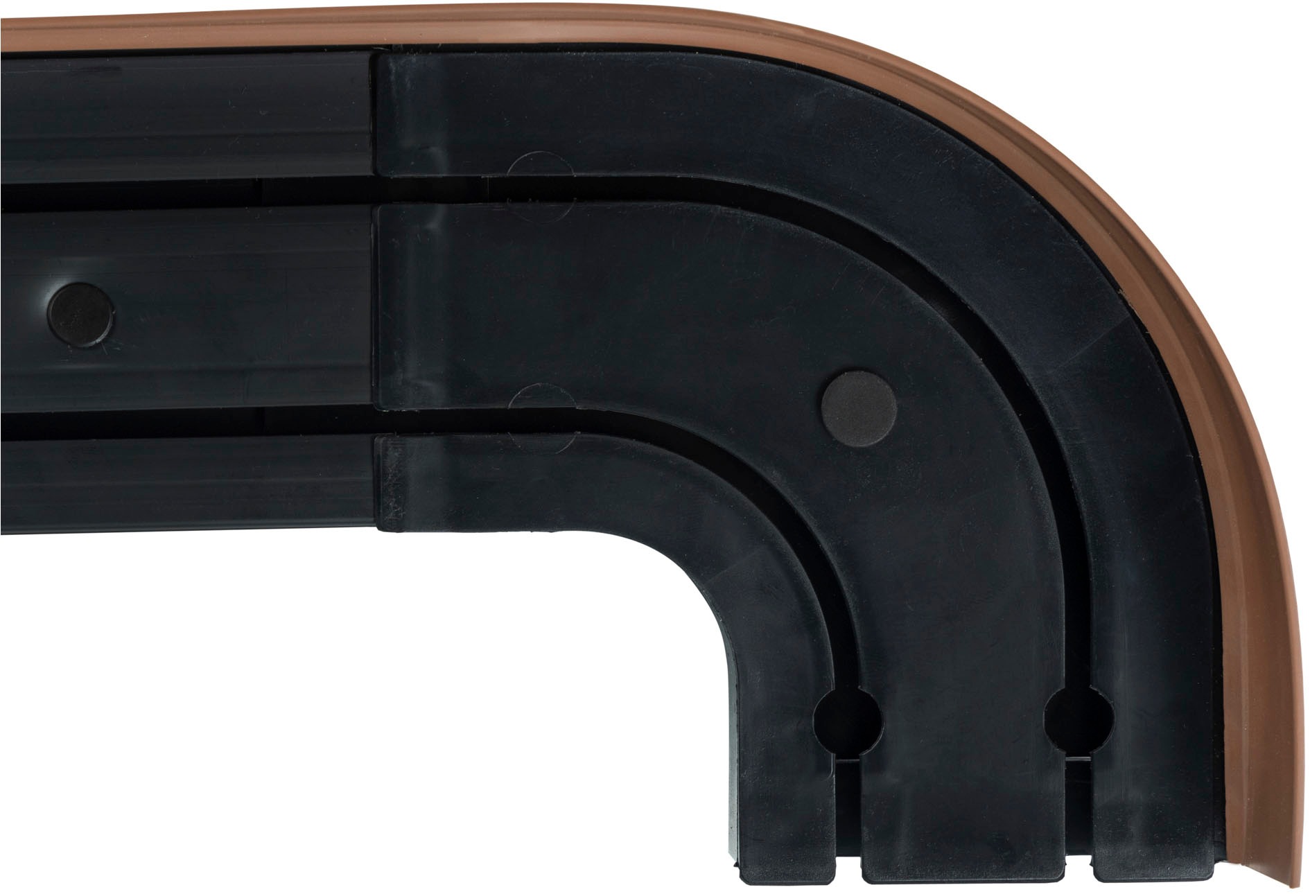 SN DECO GROUP Gardinenschiene »SH2«, 2 läufig-läufig, Fixmaß, mit Blende 5 cm