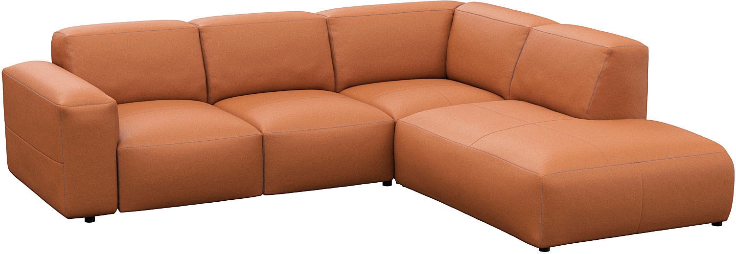 FLEXLUX Ecksofa »Lucera, super Sitzkomfort durch Kaltschaum im Sitz, L-Form«, modern & anschmiegsam, Designsofa, modernes skandinavisches Design