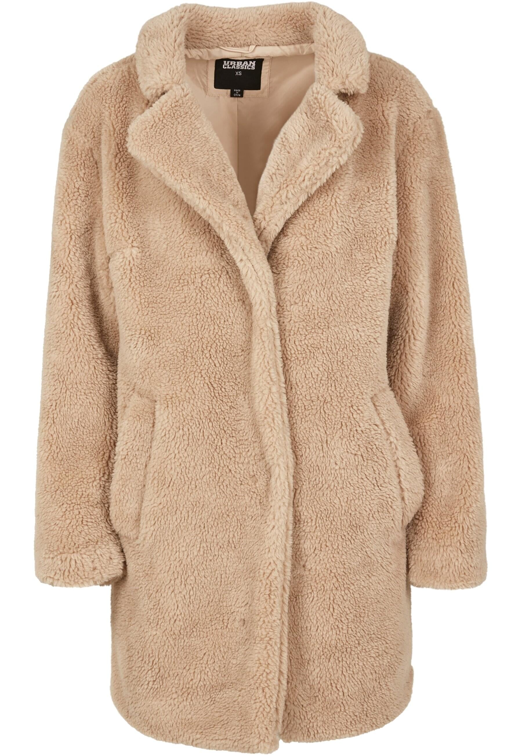 URBAN CLASSICS Parka "Urban Classics Damen Ladies Oversized Sherpa Coat", (1 St.), ohne Kapuze