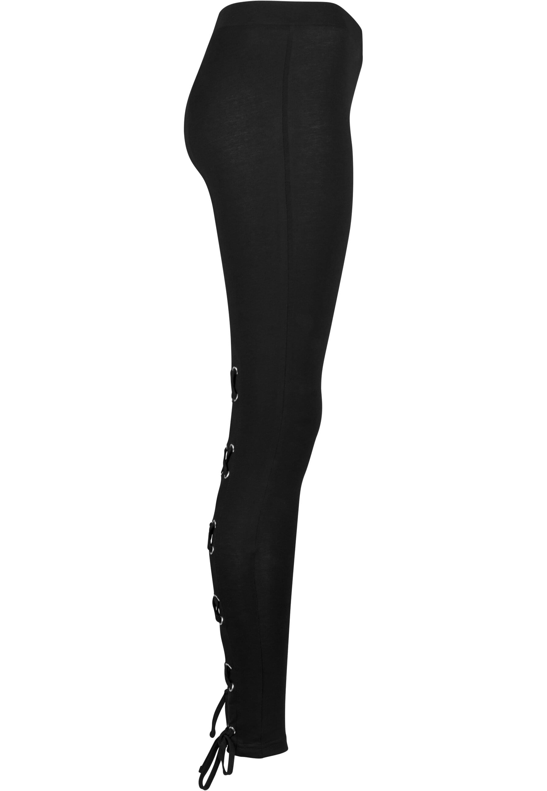 URBAN CLASSICS Leggings »Urban Classics Damen Ladies Laced Up Back Leggings«, (1 tlg.)
