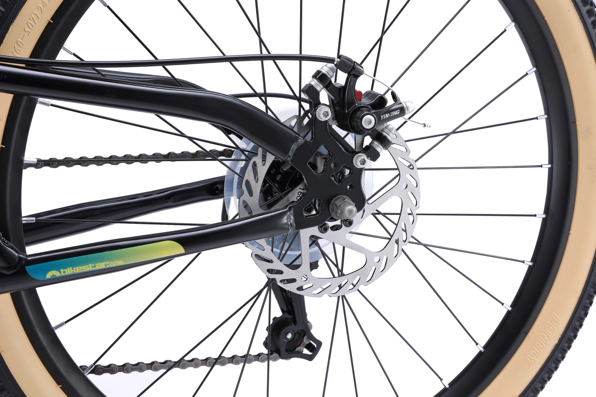 Bikestar Jugendfahrrad, 21 Gang, Shimano, RD-TY21 Schaltwerk, Kettenschaltung