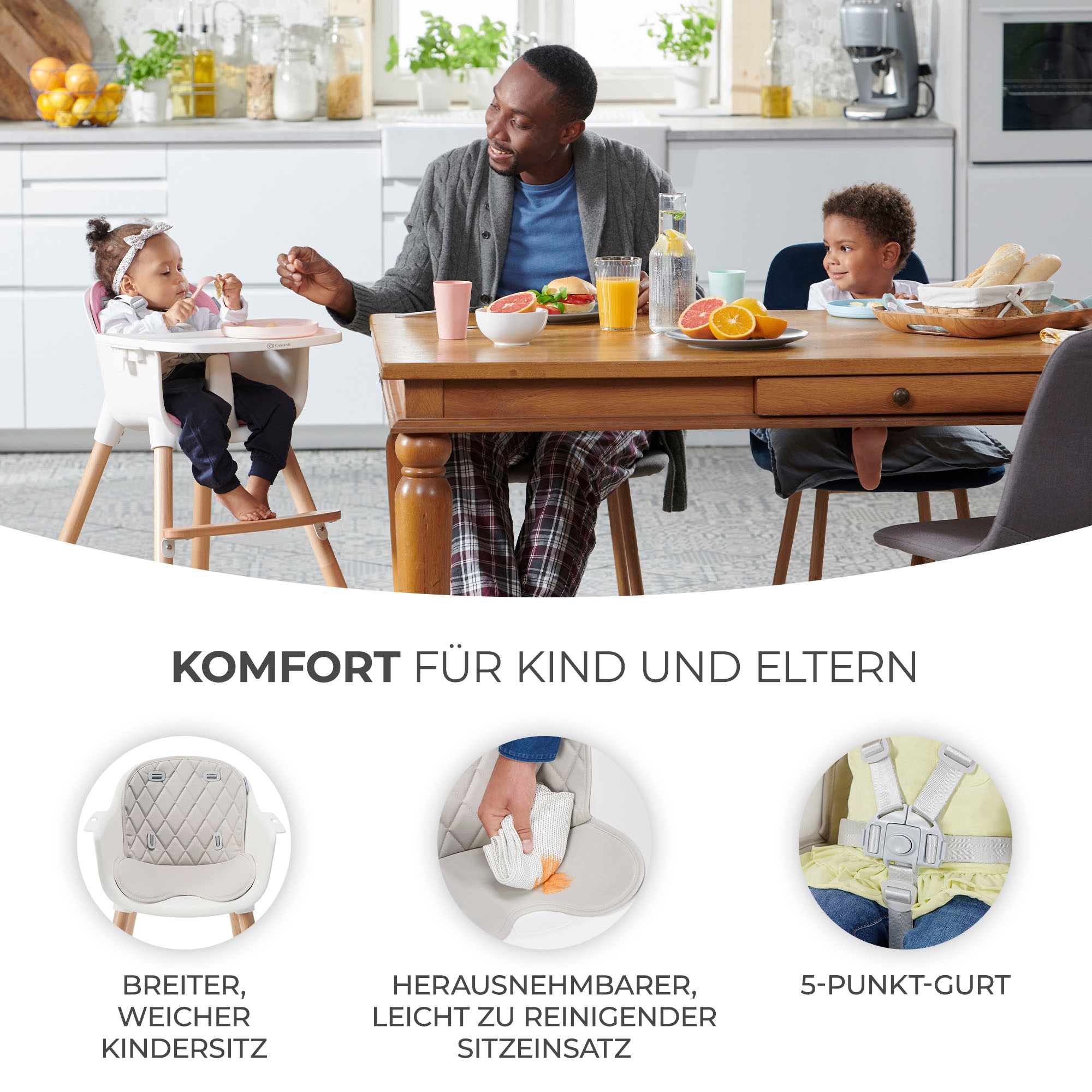 Kinderkraft Hochstuhl »SIENNA« ()