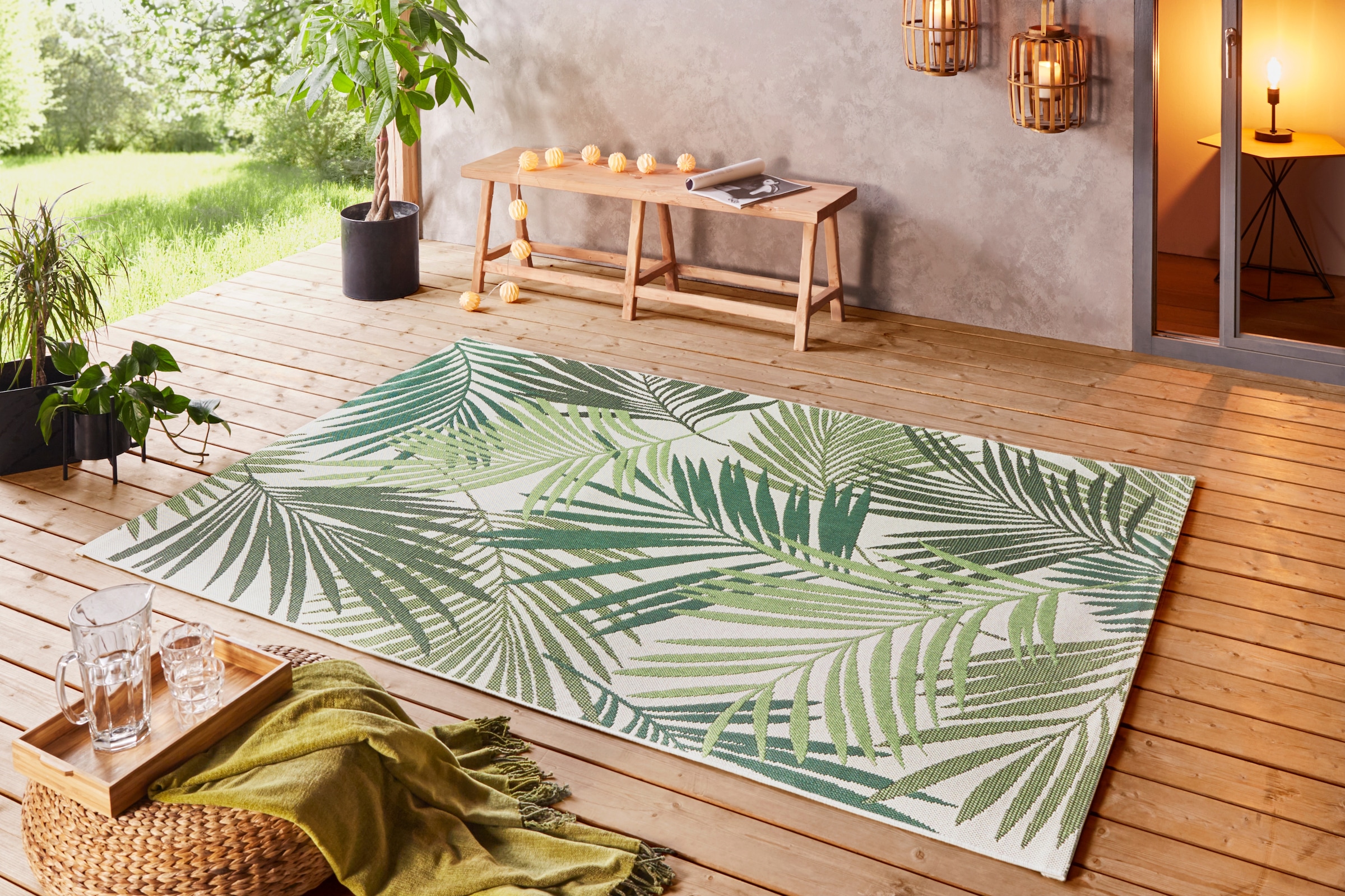 HANSE Home Teppich "Vai" rechteckig 8 Höhe In- & Outdoor, Geometrisches Mus günstig online kaufen