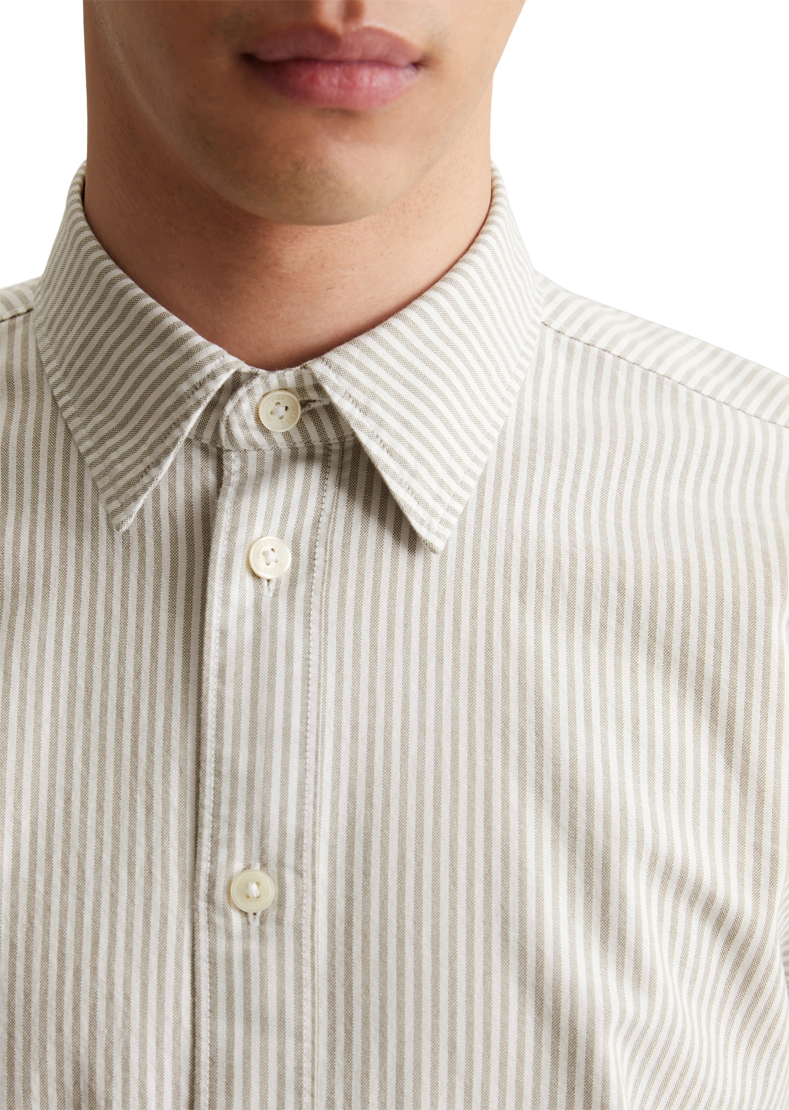 Marc O'Polo DENIM Langarmhemd »aus reiner Bio-Baumwolle«