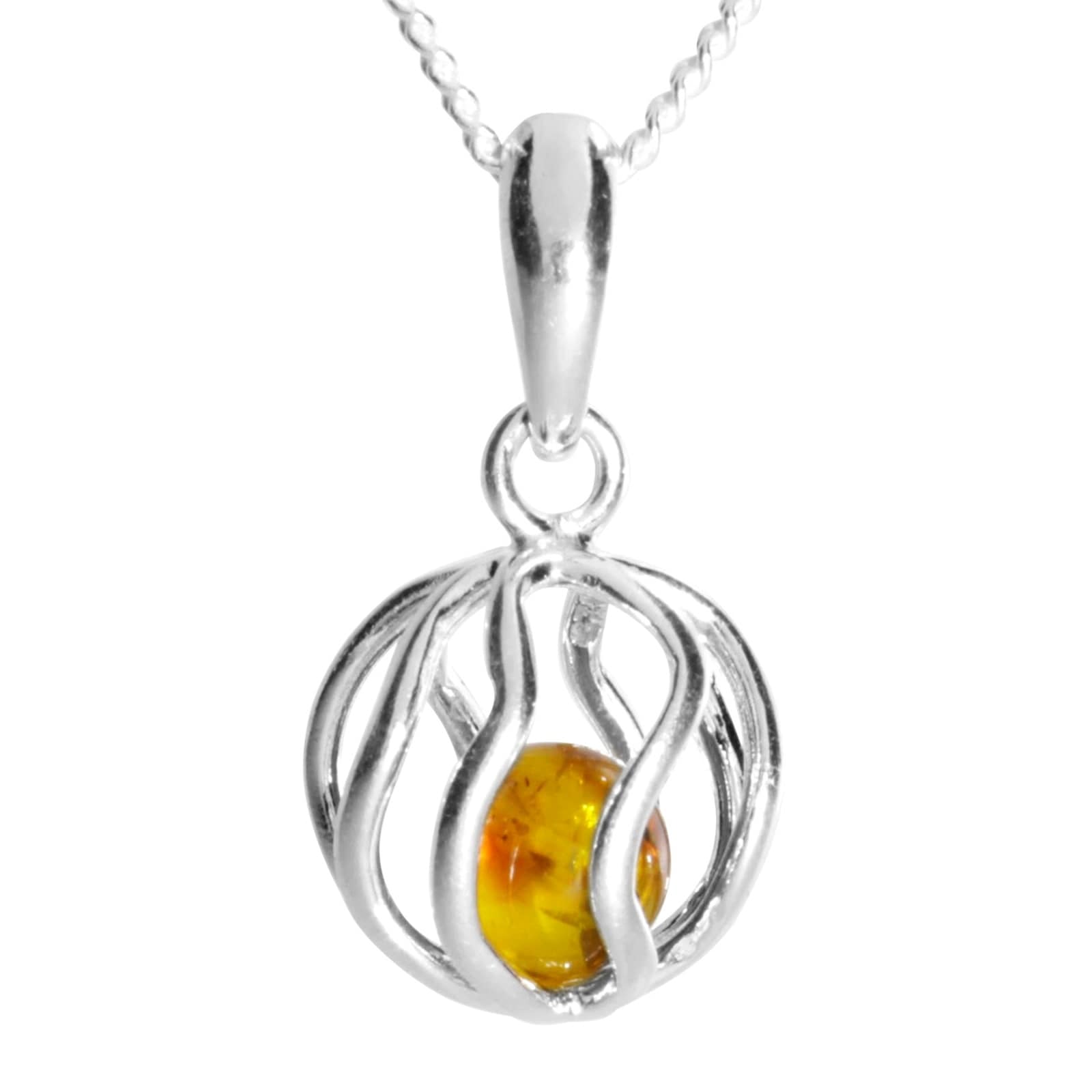 Kette mit Anhänger OSTSEE-SCHMUCK "Ostsee-Schmuck Kette mit Anhänger Sinja Kette mit Anhänger Sinja" Gr. 42, silber, Halsketten, Damen, 42cm, Silber 925 (Sterlingsilber), L: 42