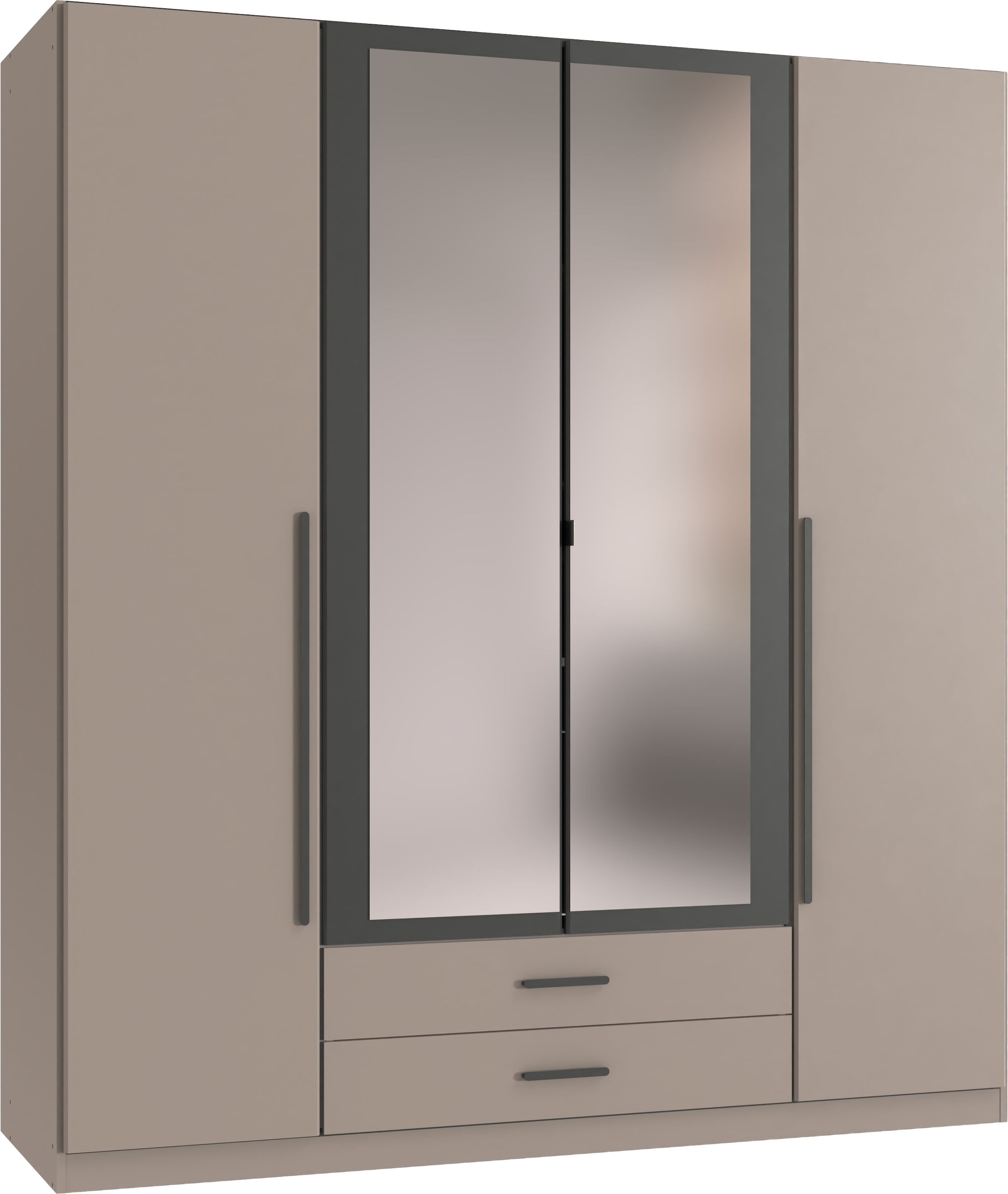 Wimex Kleiderschrank "Marburg erhältlich in den Breiten 135cm & 180cm" inkl. Spiegel und zwei Schubladen