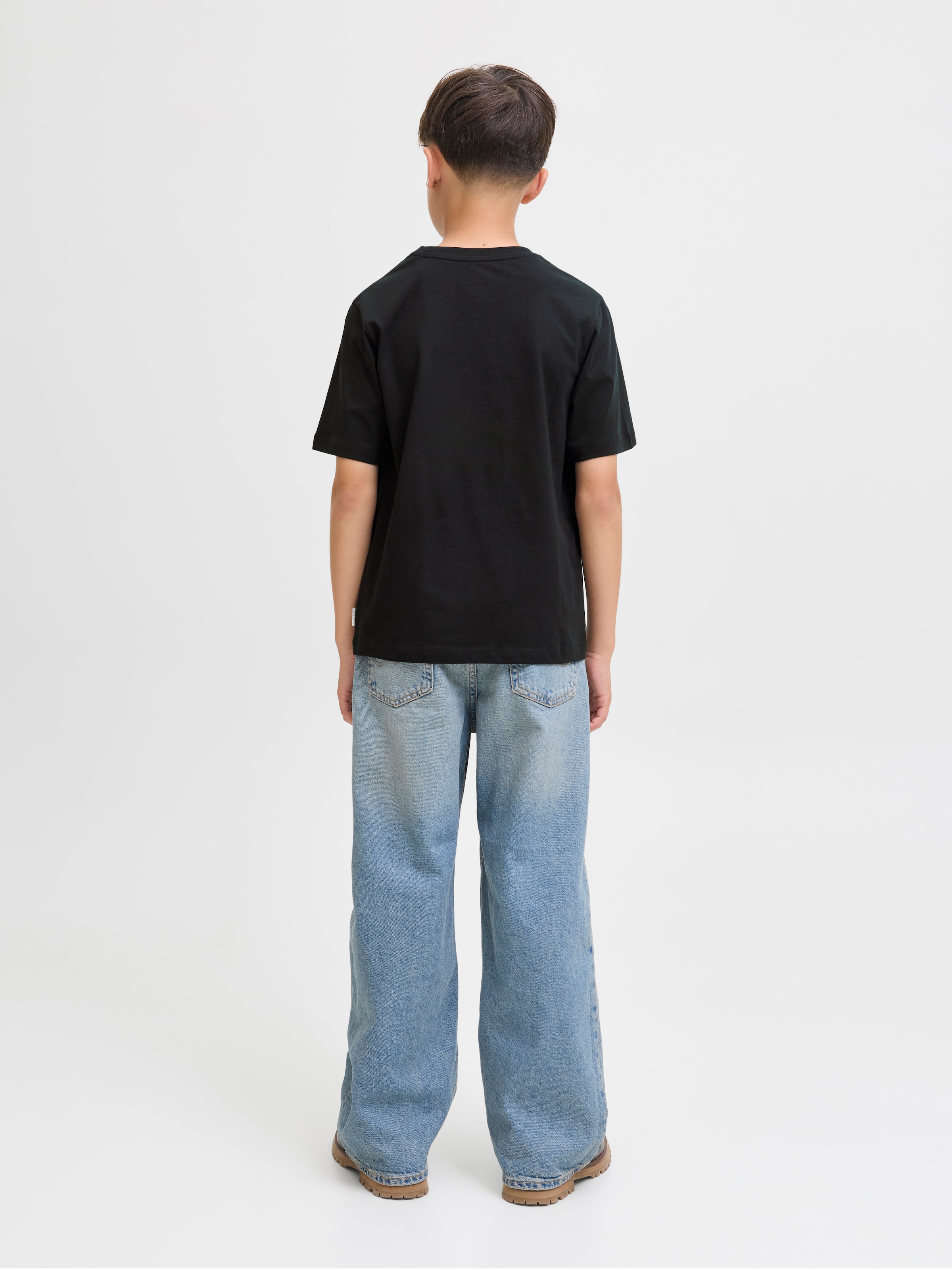 Jack & Jones Junior T-Shirt »JORINWOOD BLOCK BRAND TEE SS CN NOOS JNR«