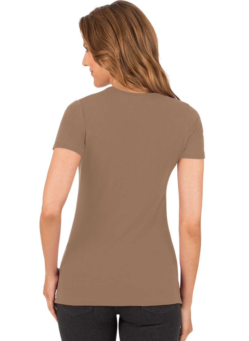 Trigema T-Shirt »TRIGEMA Rundhalsshirt | bestellen Viskose« aus für BAUR