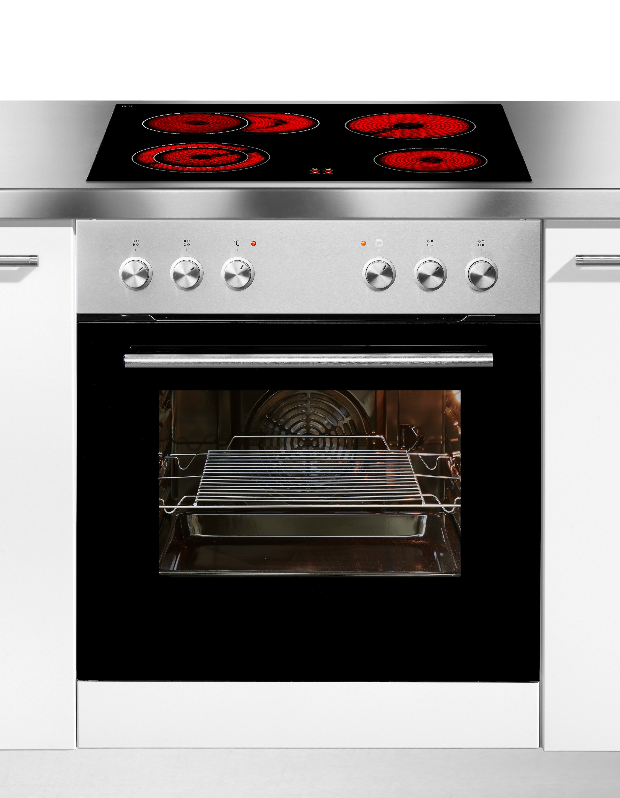 Amica Elektro-Herd-Set "EHC 933 331 E" Steam Clean Set, Herd+Kochfeld elekt günstig online kaufen