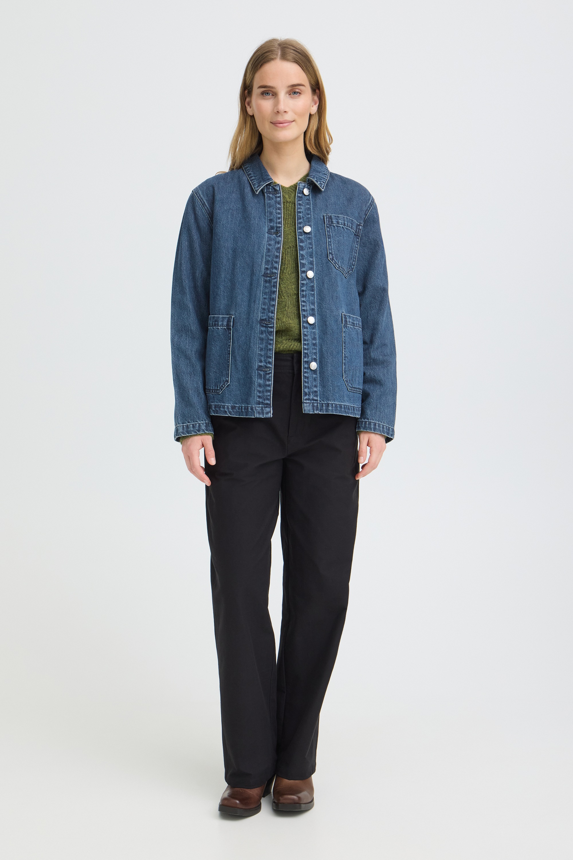 Pulz Jeans Jeansjacke »Damen Jeansjacke PZGIANNI«