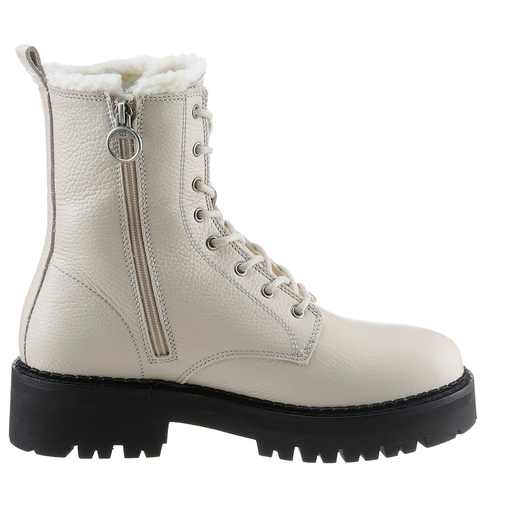 Tommy Jeans Winterstiefelette »TJW URBAN BOOT TUMBLED LTR WL«