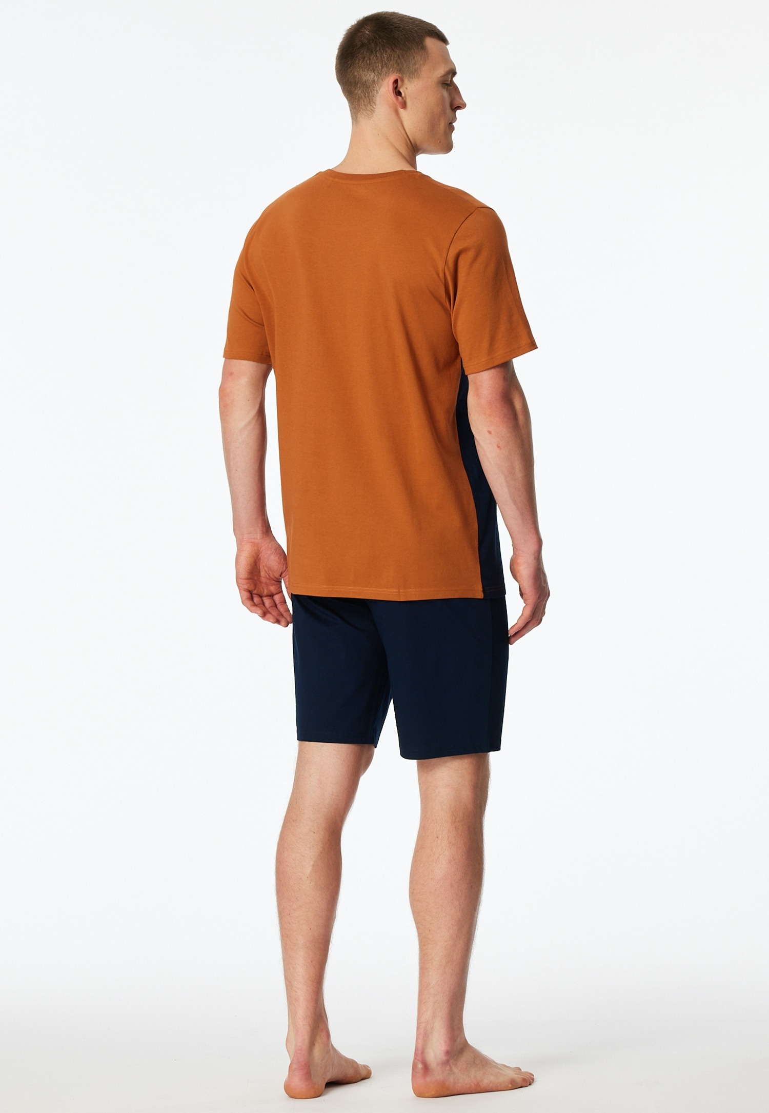 Schiesser Shorty »Casual Essentials« 2 mit Rundhalsausschnitt und kurzen Ärmeln