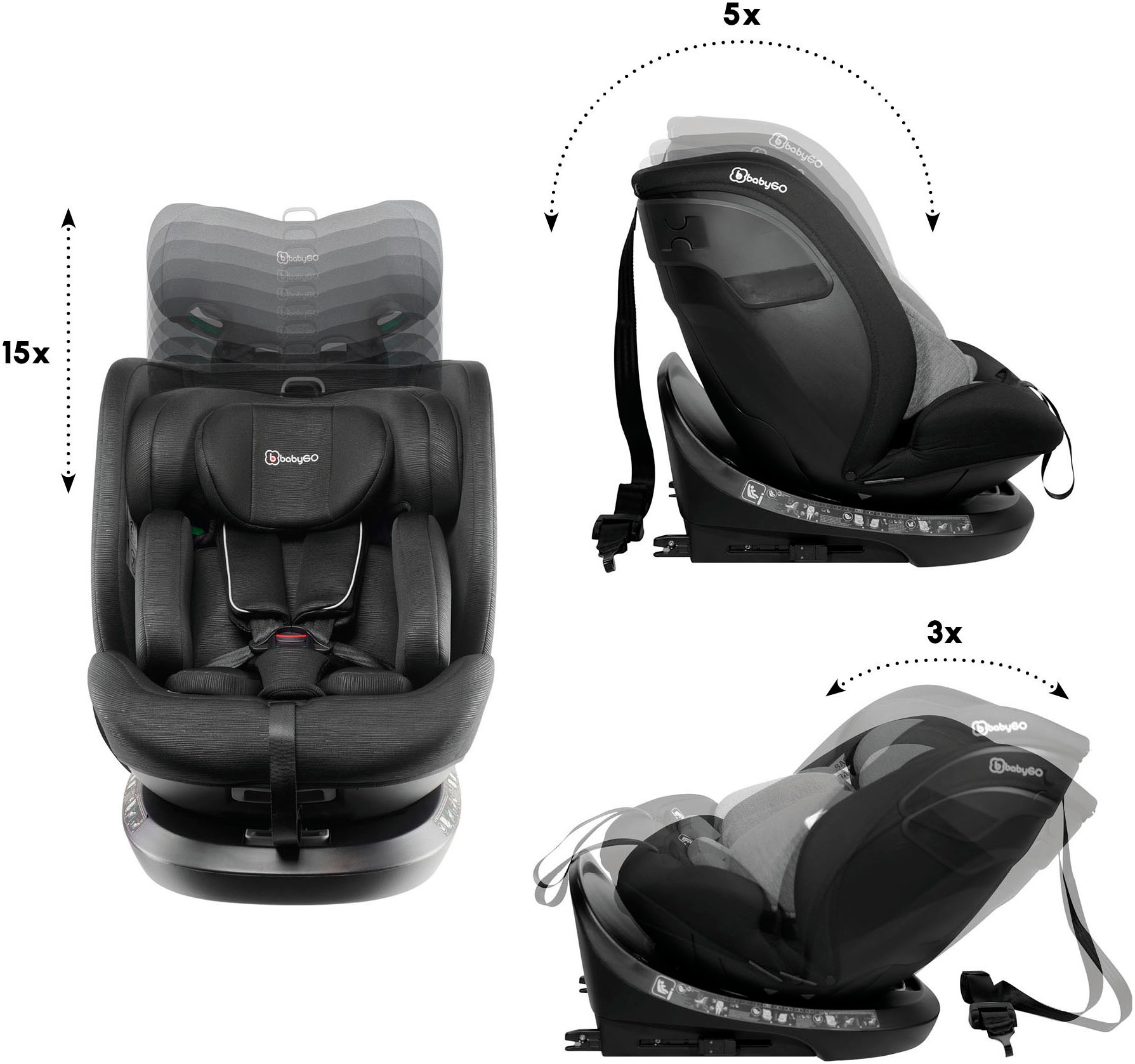 BabyGo Autokindersitz »Protection 360 Grad«