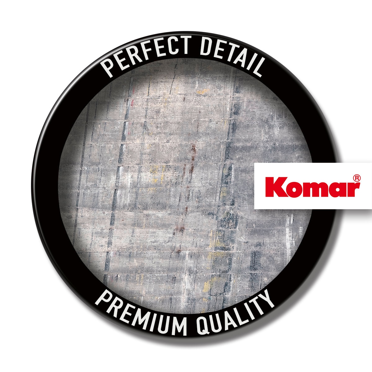 Komar Fototapete »Vlies Fototapete - Concrete - Größe 300 x 250 cm« Motiv | bedruckt glatt