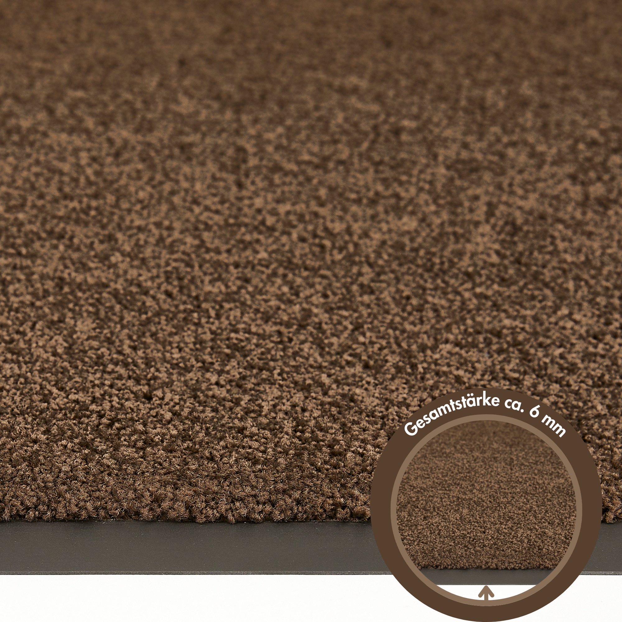 Andiamo Fußmatte »Verdi, Made in Netherlands«, rechteckig, 6 mm Höhe, Schmutzfangmatte, auch für überdachten Außenbereich geeignet, waschbar