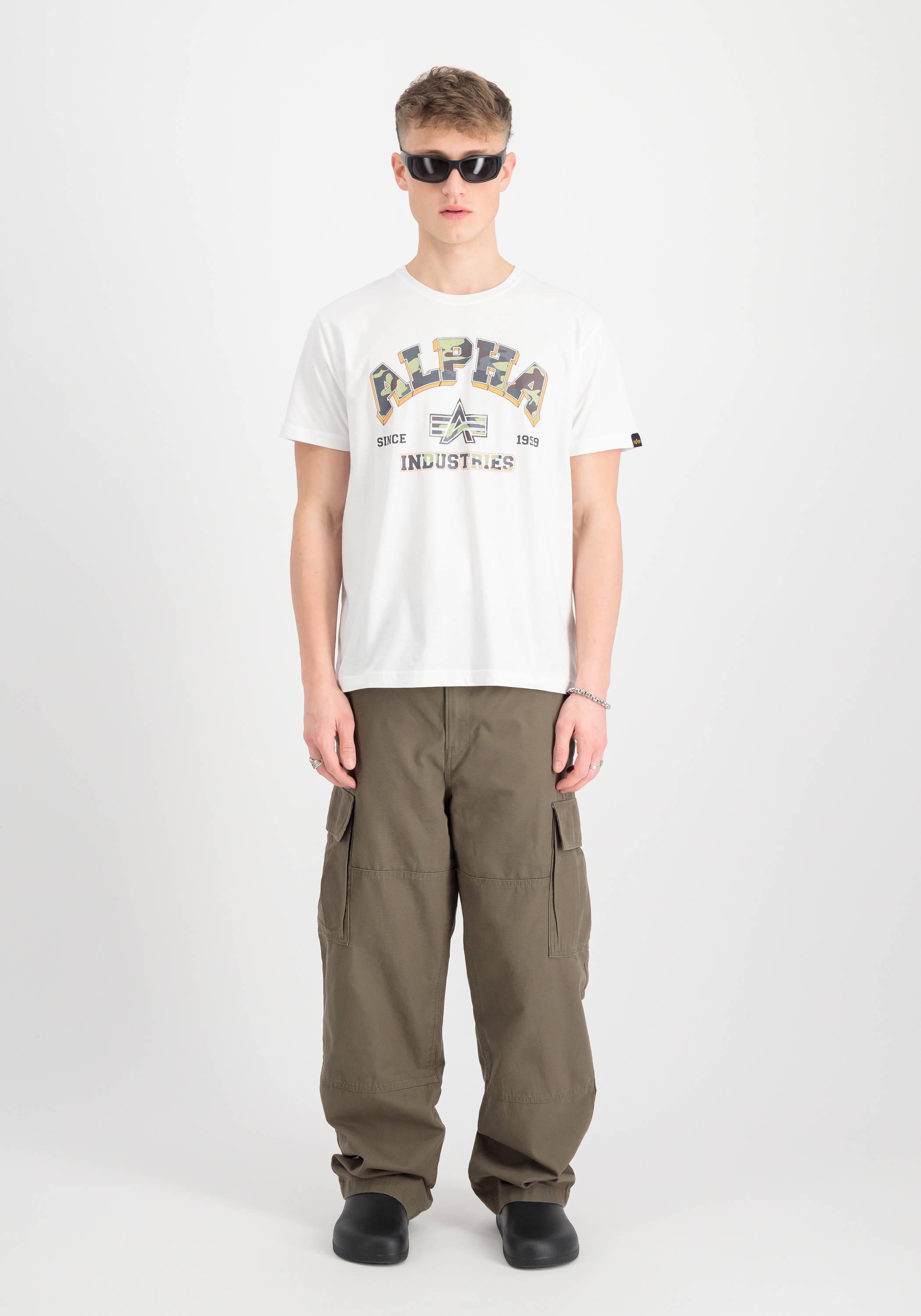 Alpha Industries T-Shirt "Alpha Industries Men - T-Shirts College Camo T" günstig online kaufen