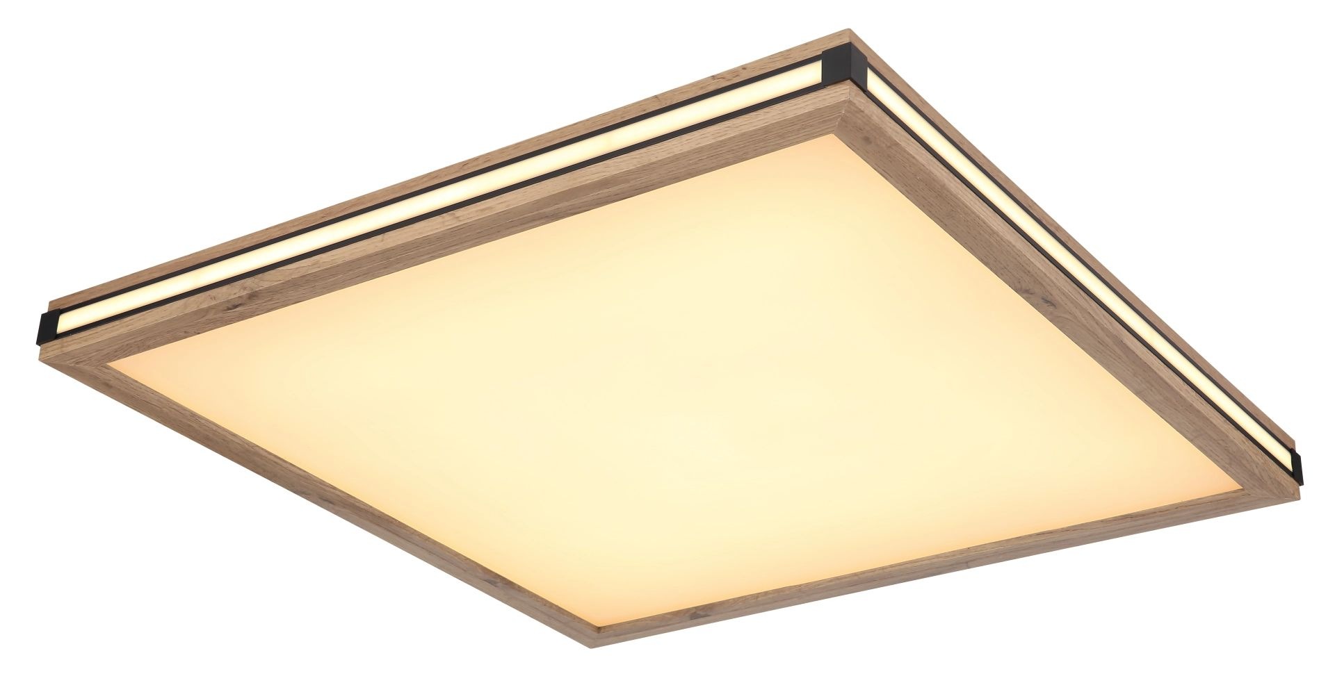 GLOBO LIGHTING Deckenleuchte »CARLA«, Leuchtmittel LED-Modul | LED fest integriert, quadratische Deckenlampe, Wohnzimmer, Licht 3 Stufen