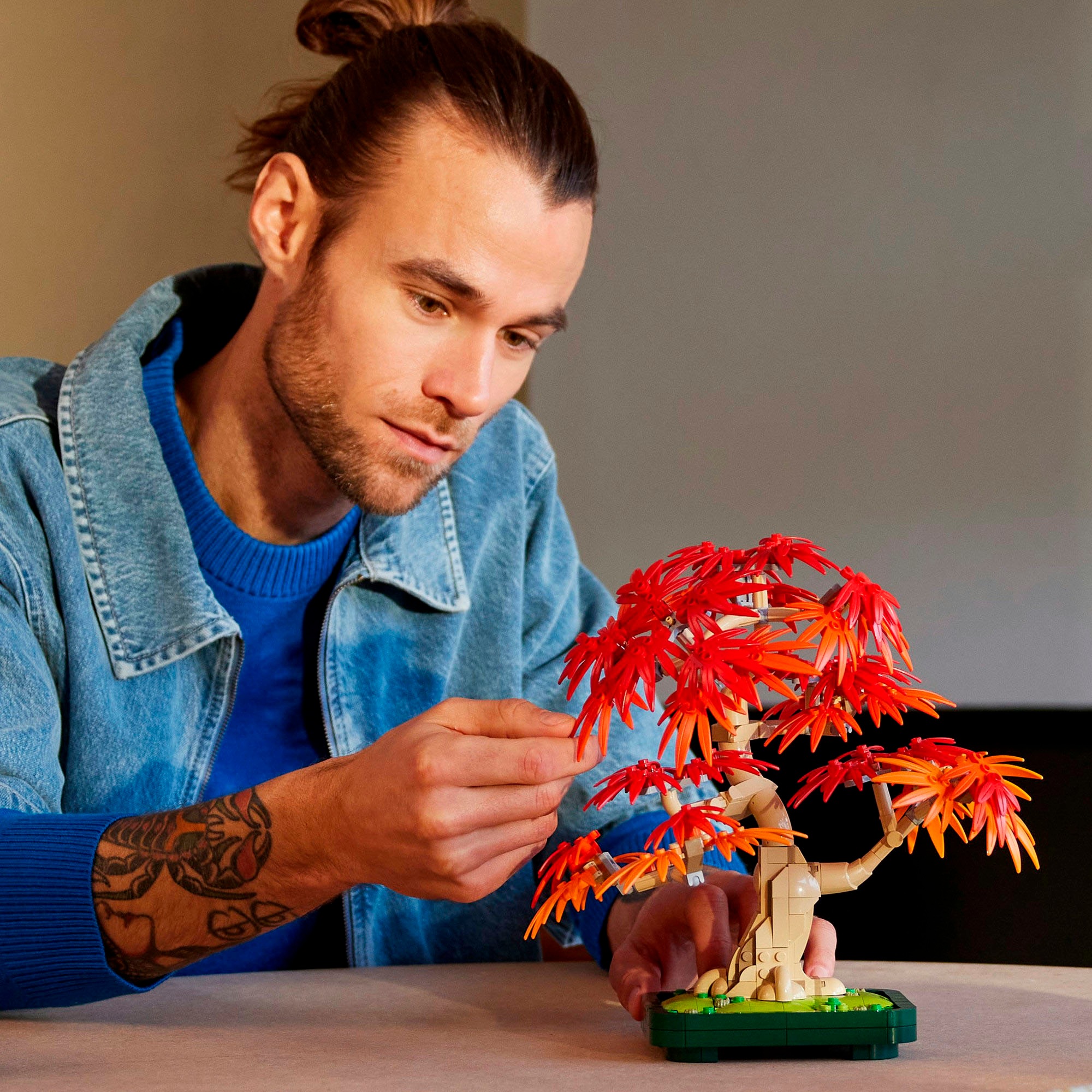 LEGO® Konstruktionsspielsteine »Japanischer Roter Ahorn – Bonsai-Baum (10348), LEGO Botanicals«, (474 St.), Made in Europe
