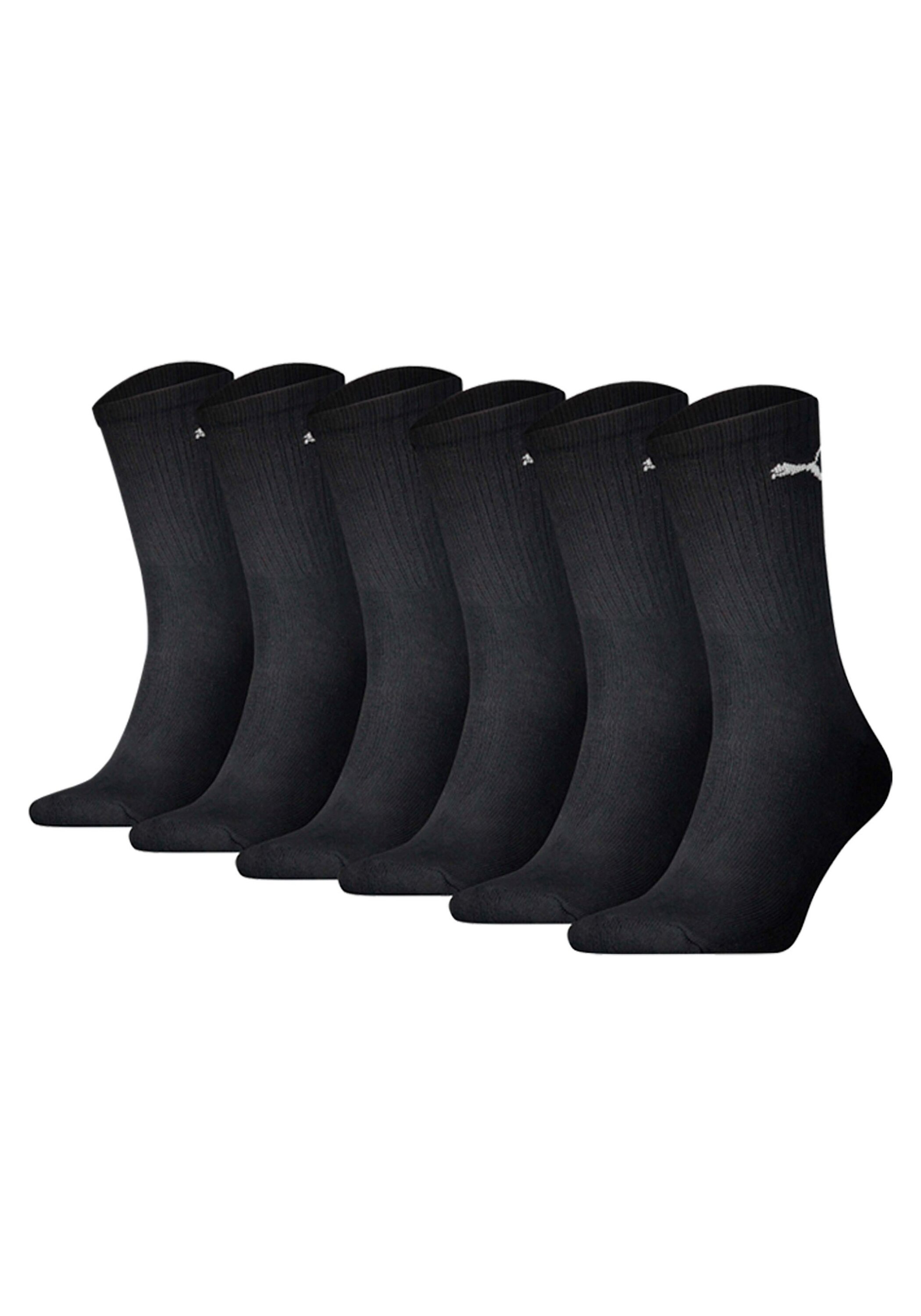 PUMA Herren Kurzsocken "Socken 6er Pack", Gr. 39, schwarz, Obermaterial: 74% Baumwolle CO. 21% Polyester PES. 3% Polyamid PA. 2% Elasthan EL., Socken