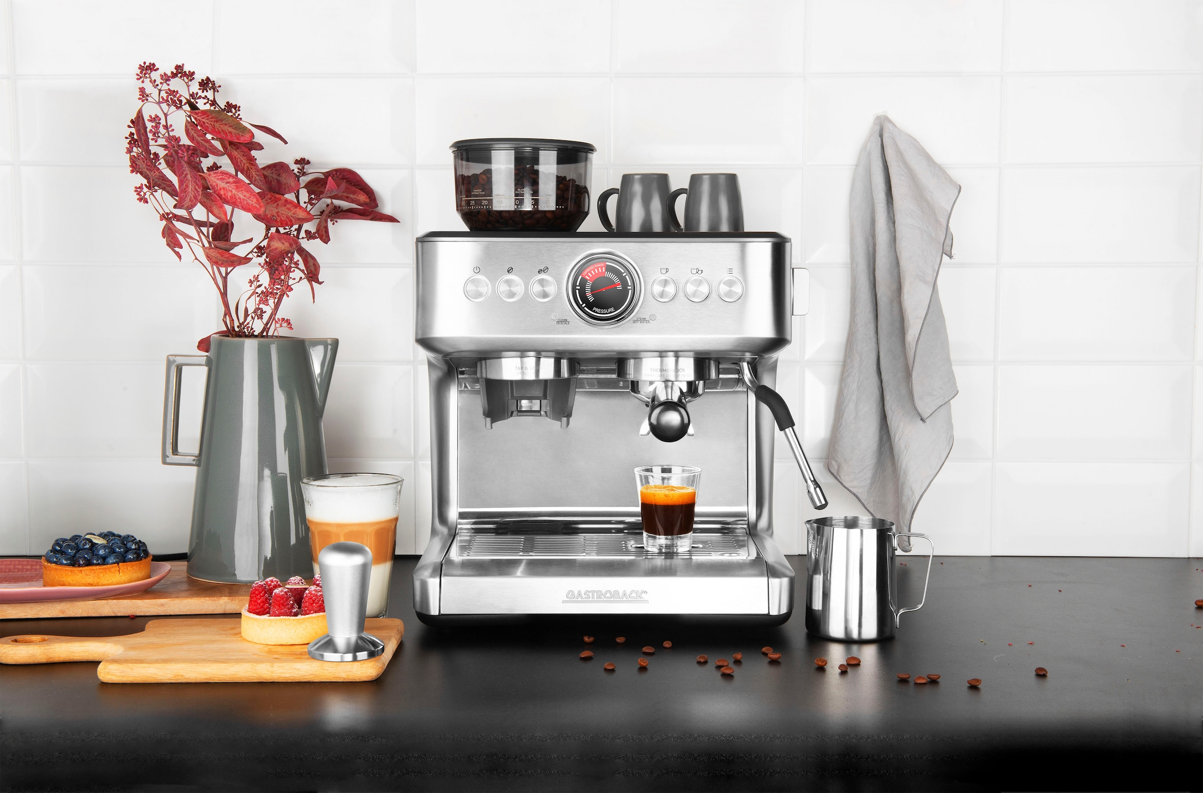 Gastroback Espressomaschine "42626 Design Espresso Advanced Duo", Siebträger