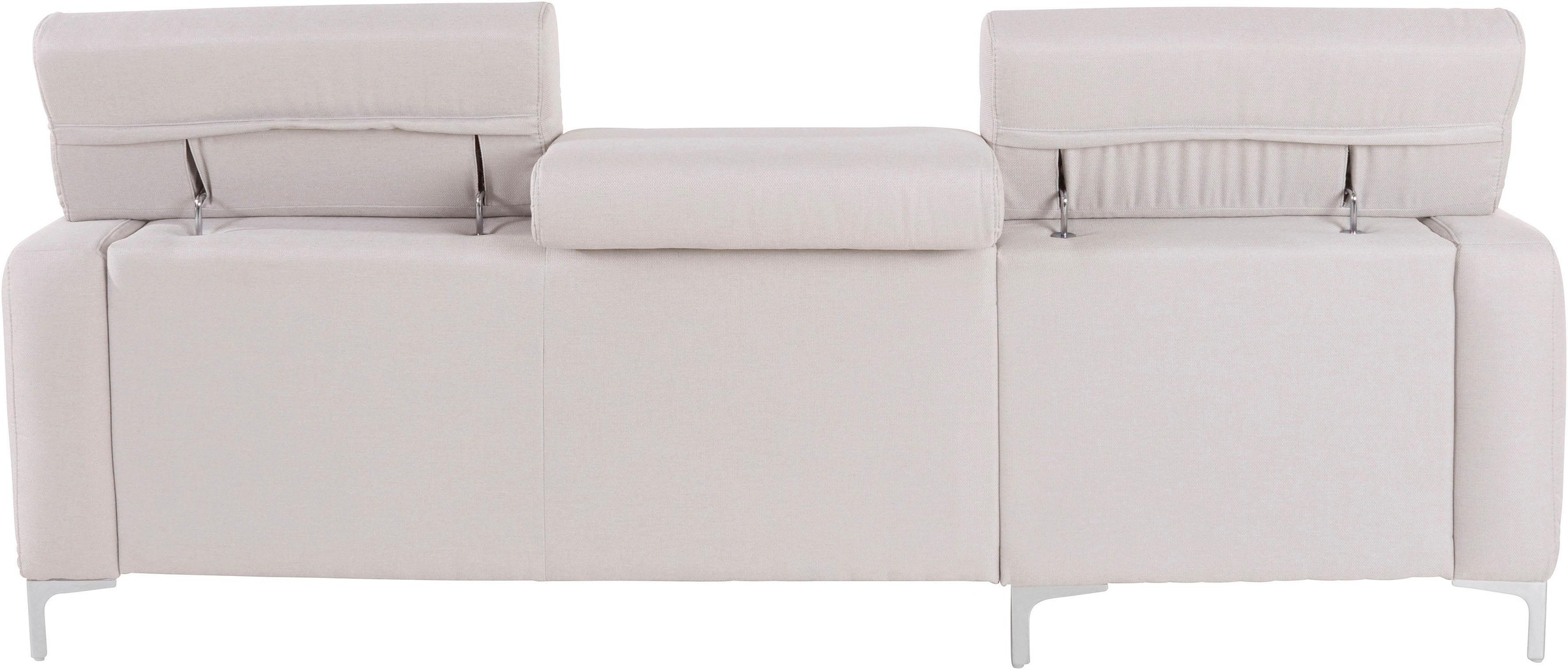 COTTA Ecksofa »Sammy L-Form«, mit Kopfteilverstellung, wahlweise mit Bettfunktion & Bettkasten
