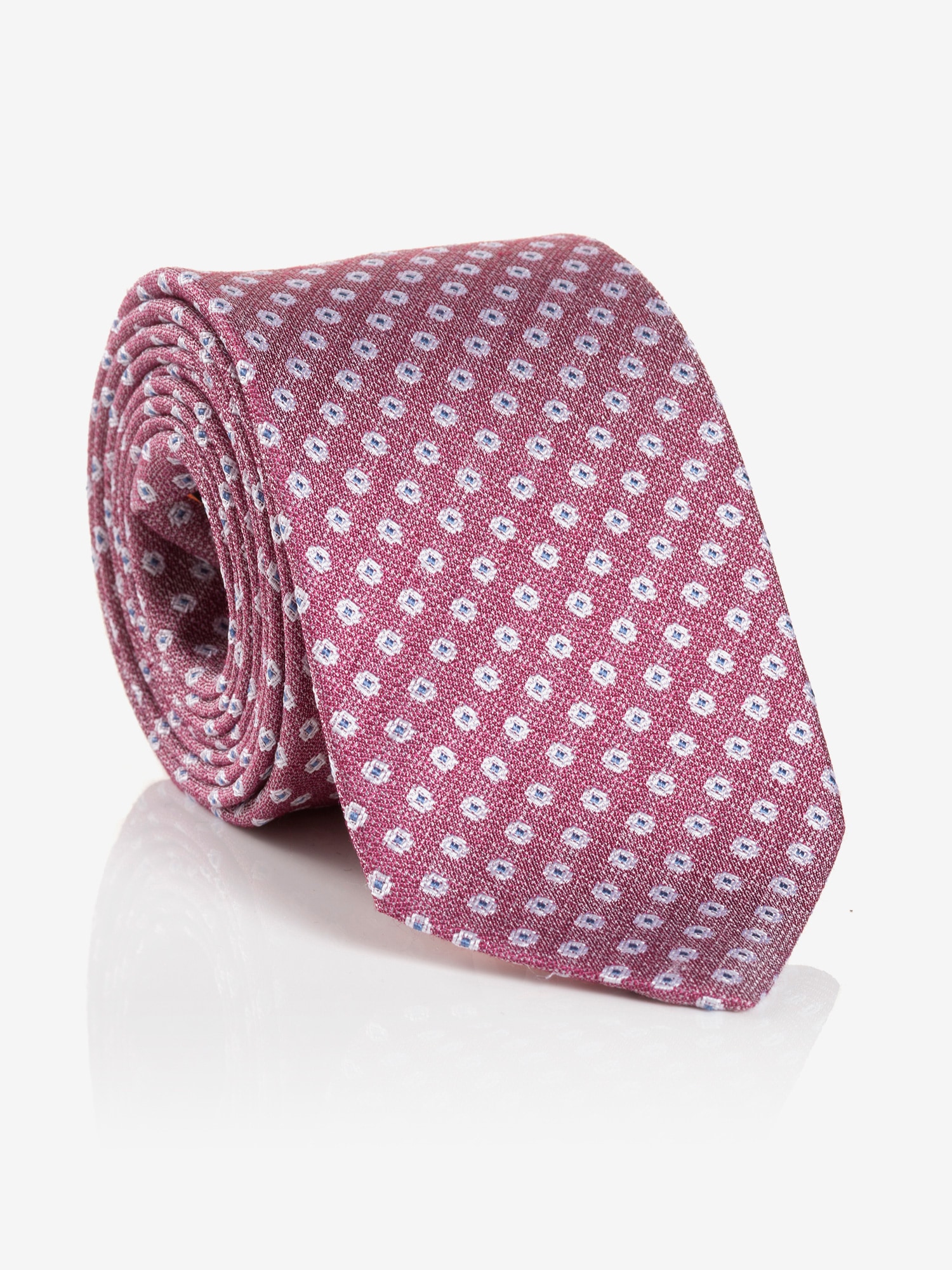 MONTI Krawatte 1 Stk. tlg. aus reiner Seide, Punkte-Muster, 6,5 cm breit günstig online kaufen