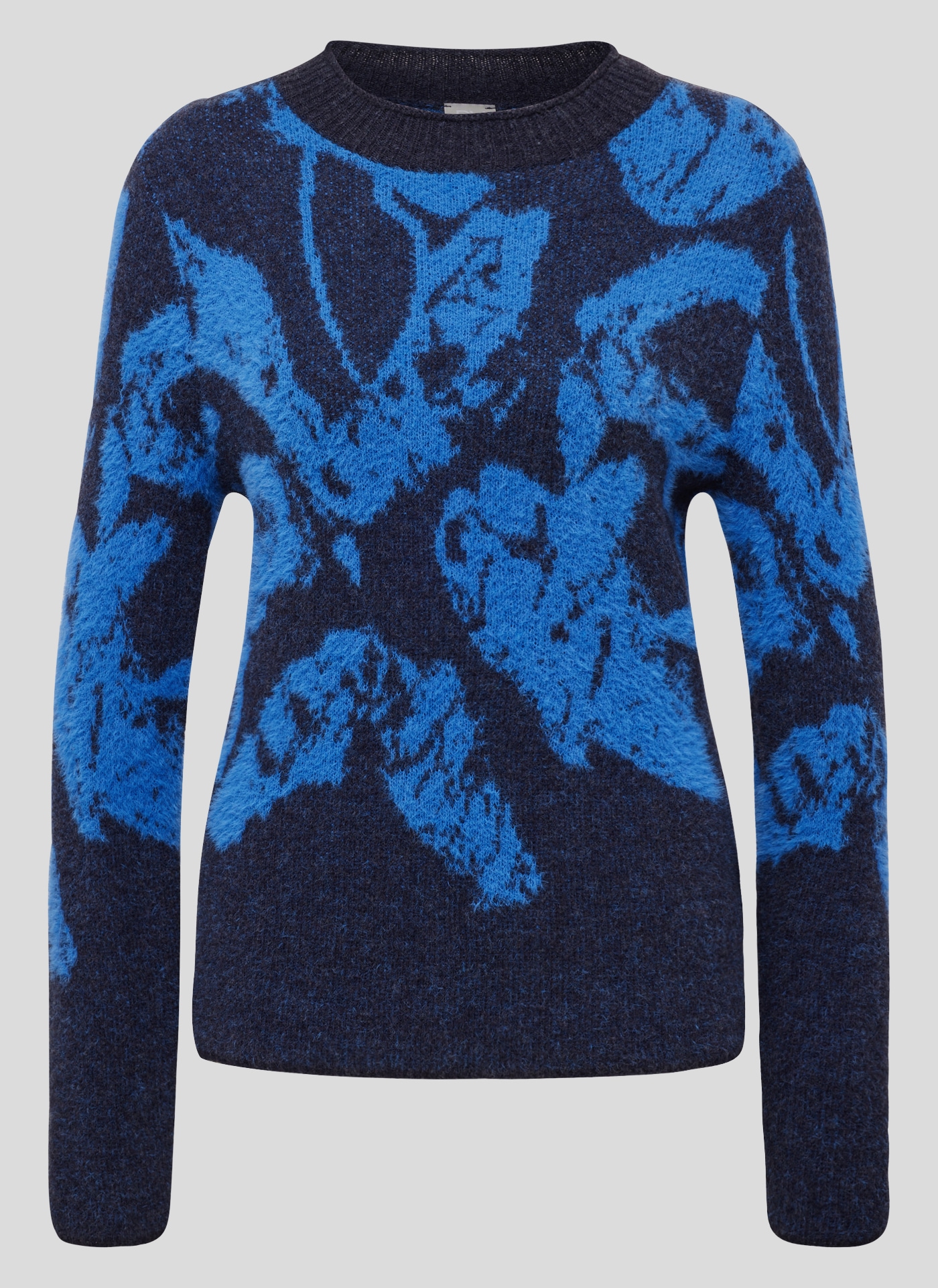 Rabe Strickpullover »RABE Pullover mit floralem Jacquardmuster«